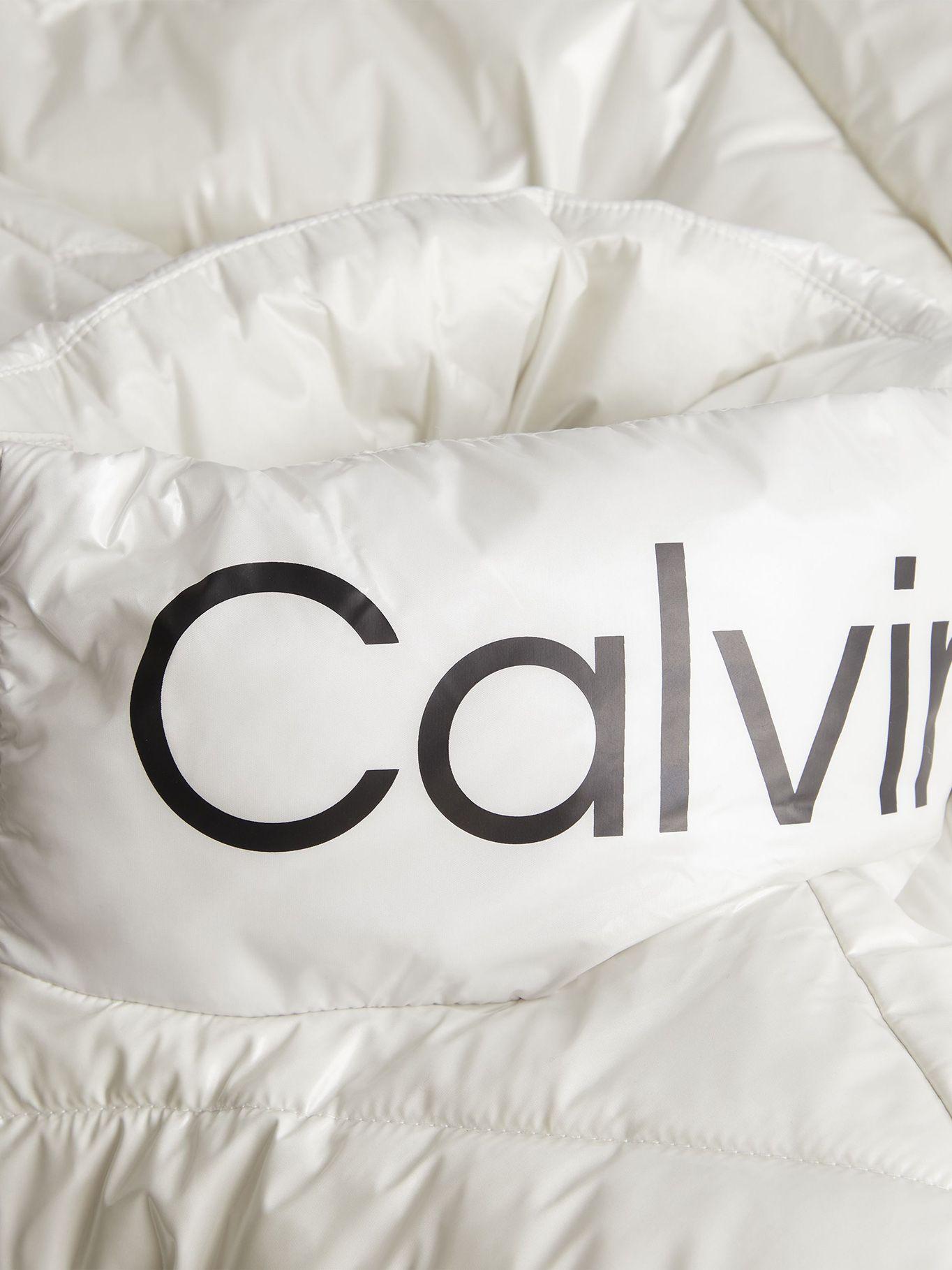 Parka Chevron Quilt Fitted Blanco Calvin Klein-2