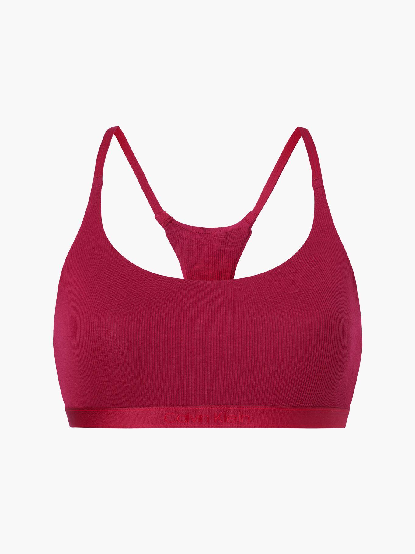 Bralette Unlined Rojo Calvin Klein-0