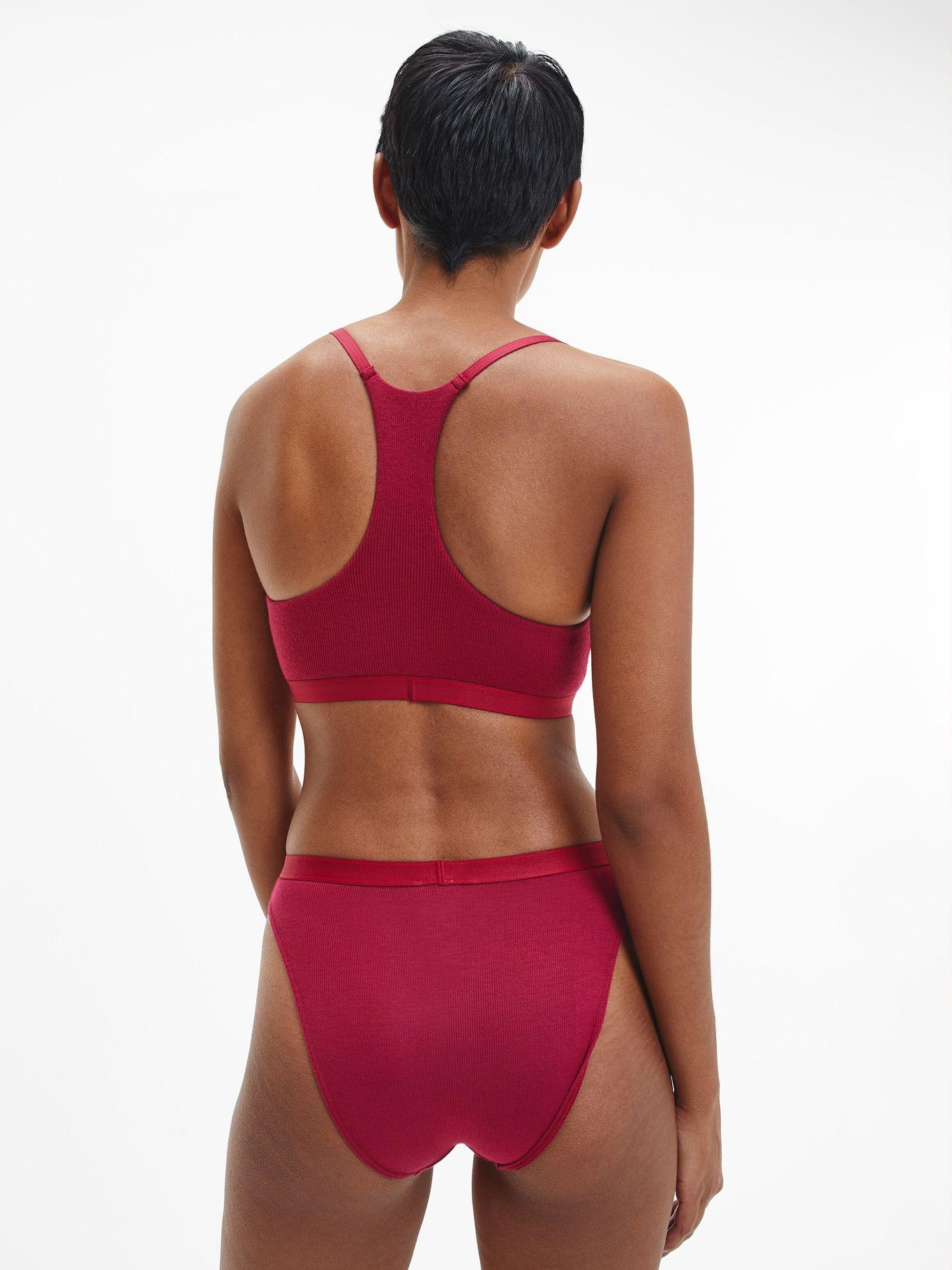 Bralette Unlined Rojo Calvin Klein-2