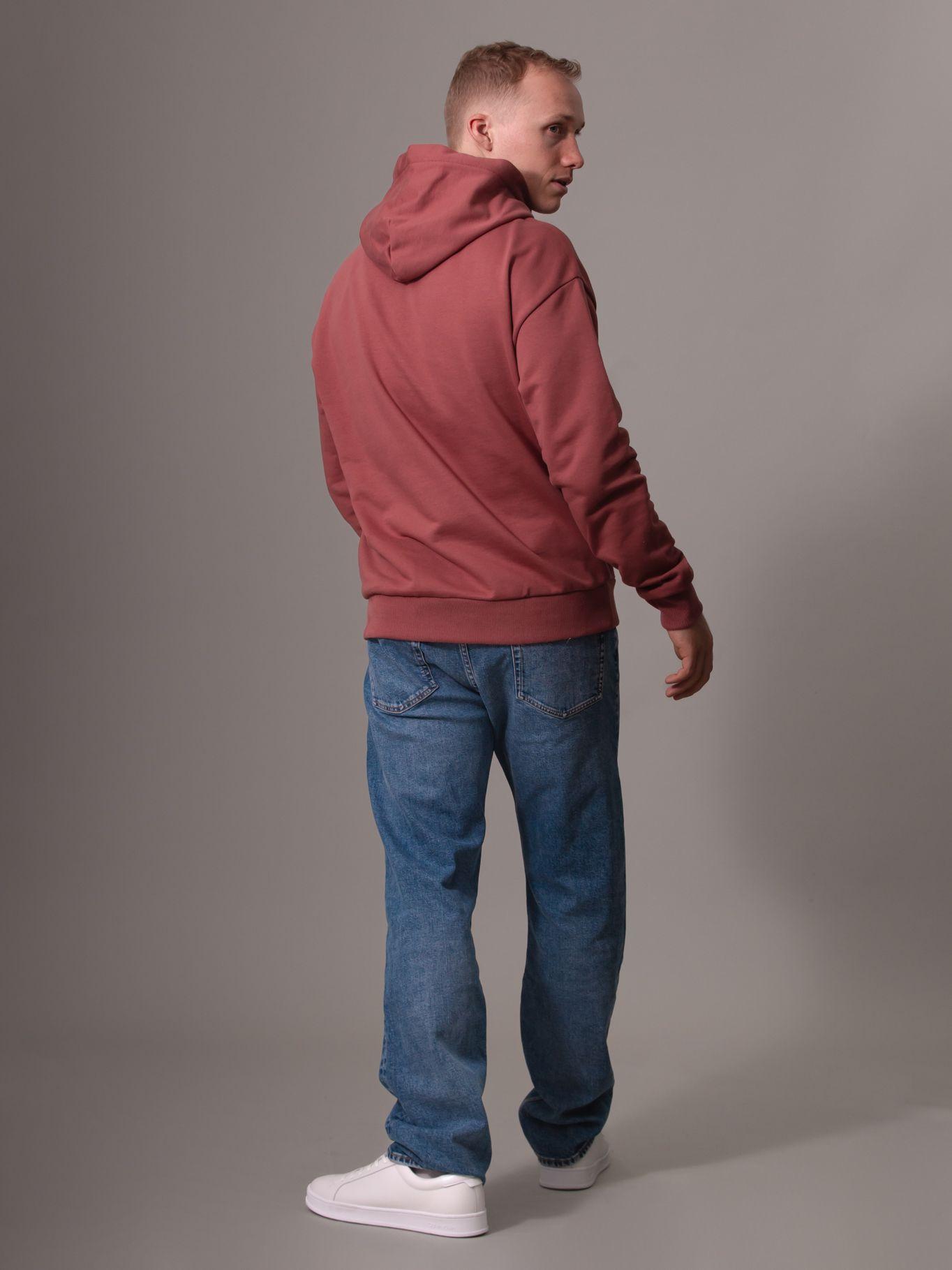 Polerón con Gorro Cotton Comfort Rojo Calvin Klein-2
