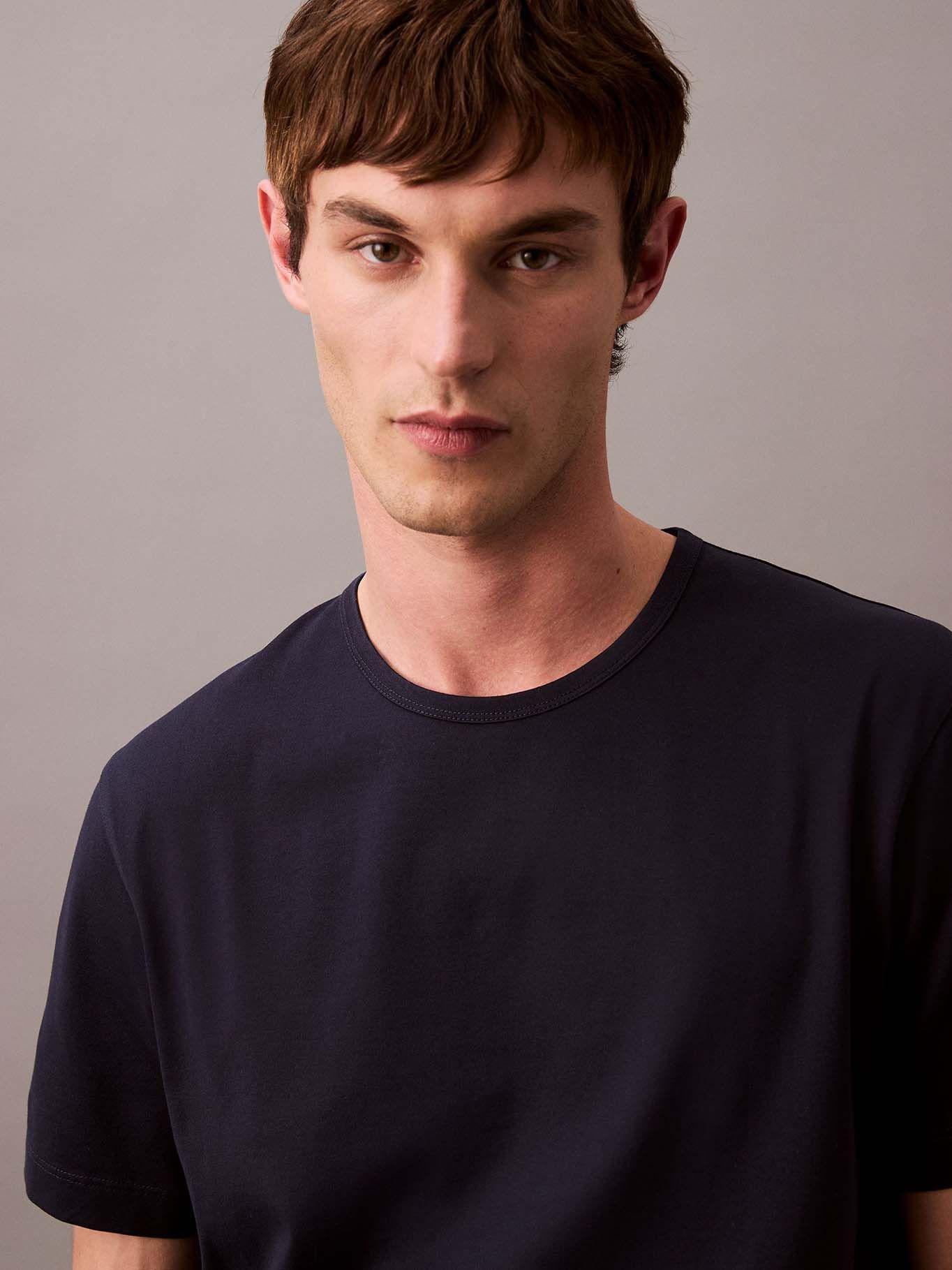 Polera de Punto Global Hero Azul Calvin Klein-3
