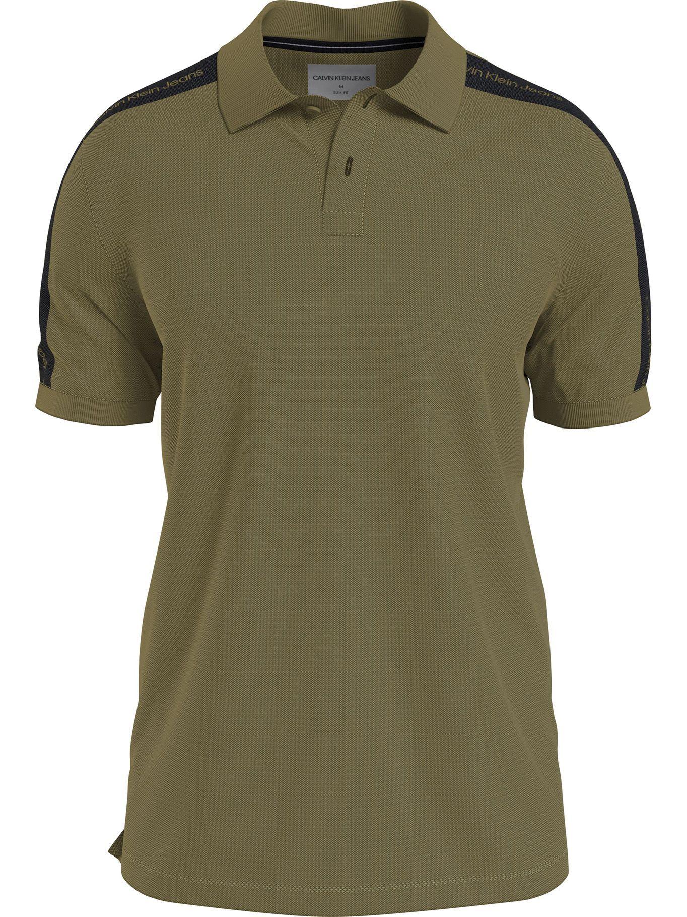 Polo Contrast Tape Verde Calvin Klein-0