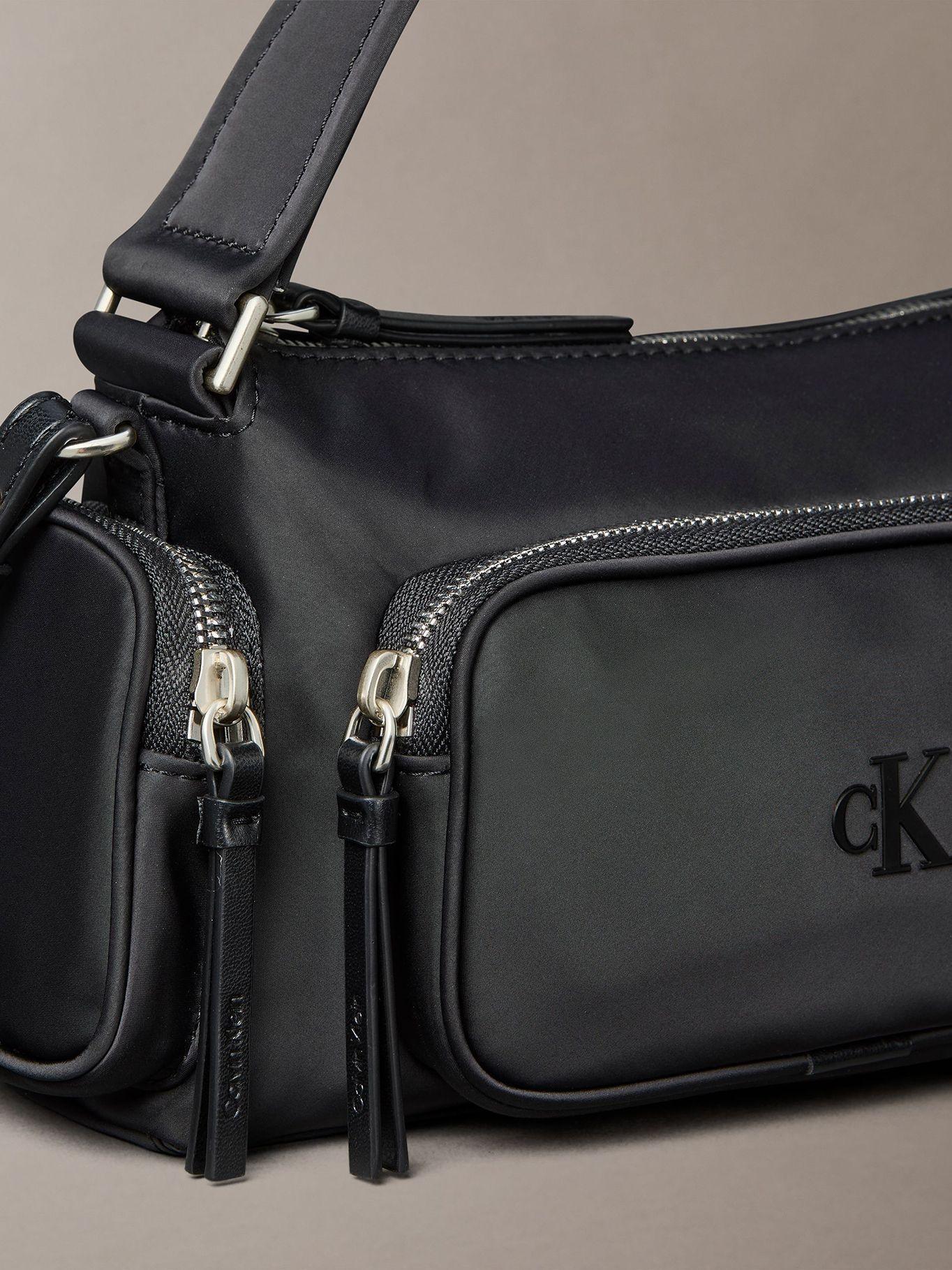 Cartera Pocket Nylon Negro Calvin Klein-4