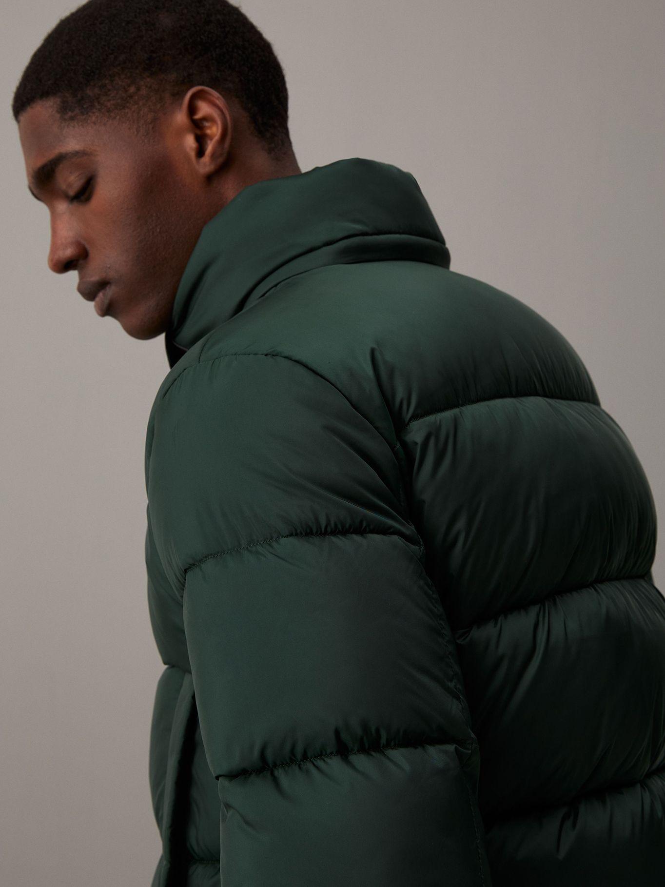 Parka con Gorro Quilt Puffer Verde Calvin Klein-3