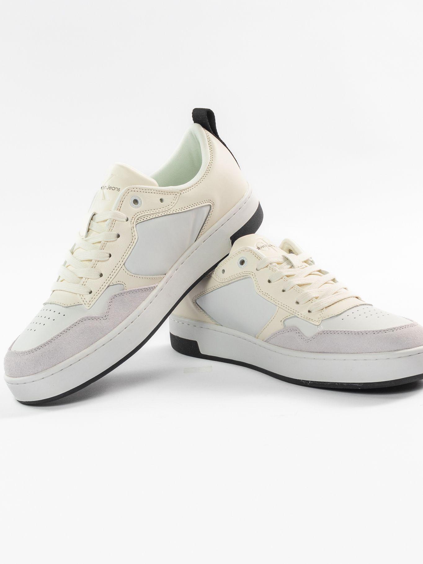 Zapatilla Basket Cupsole Crema Calvin Klein-4