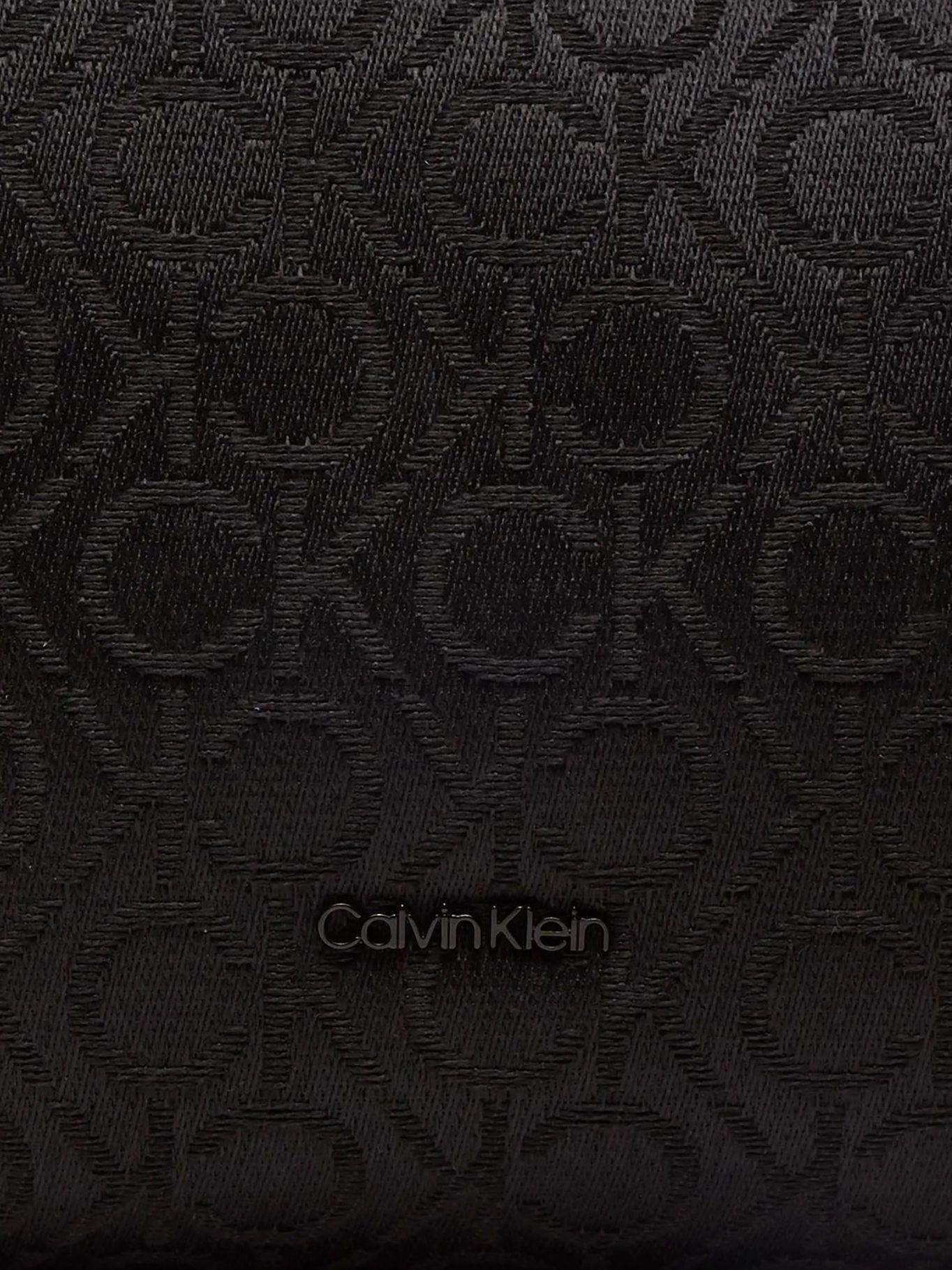 Bandolera Ck Refine Monogram Negro Calvin Klein-3