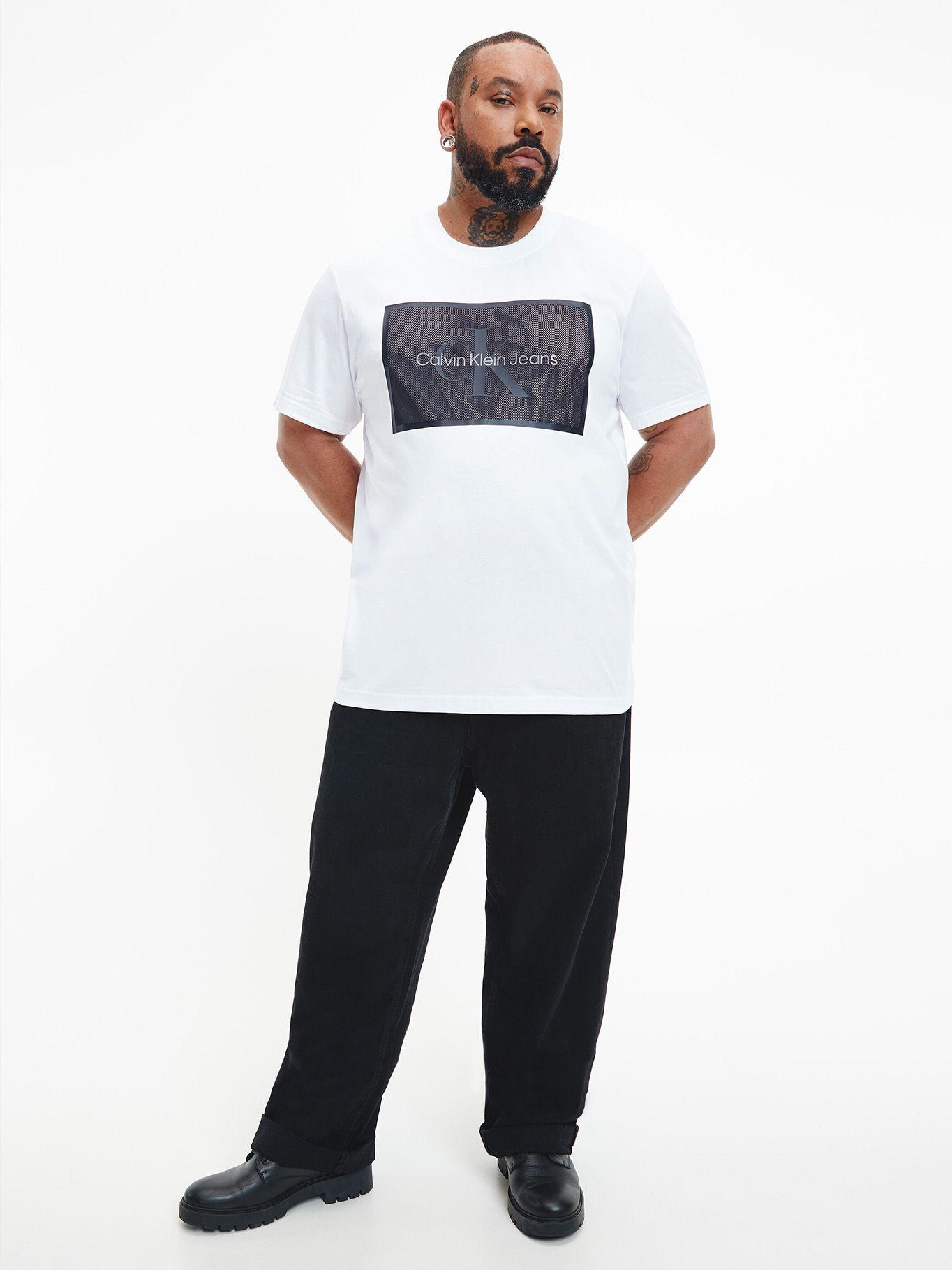Polera Monologo Mesh Blanco Calvin Klein-4
