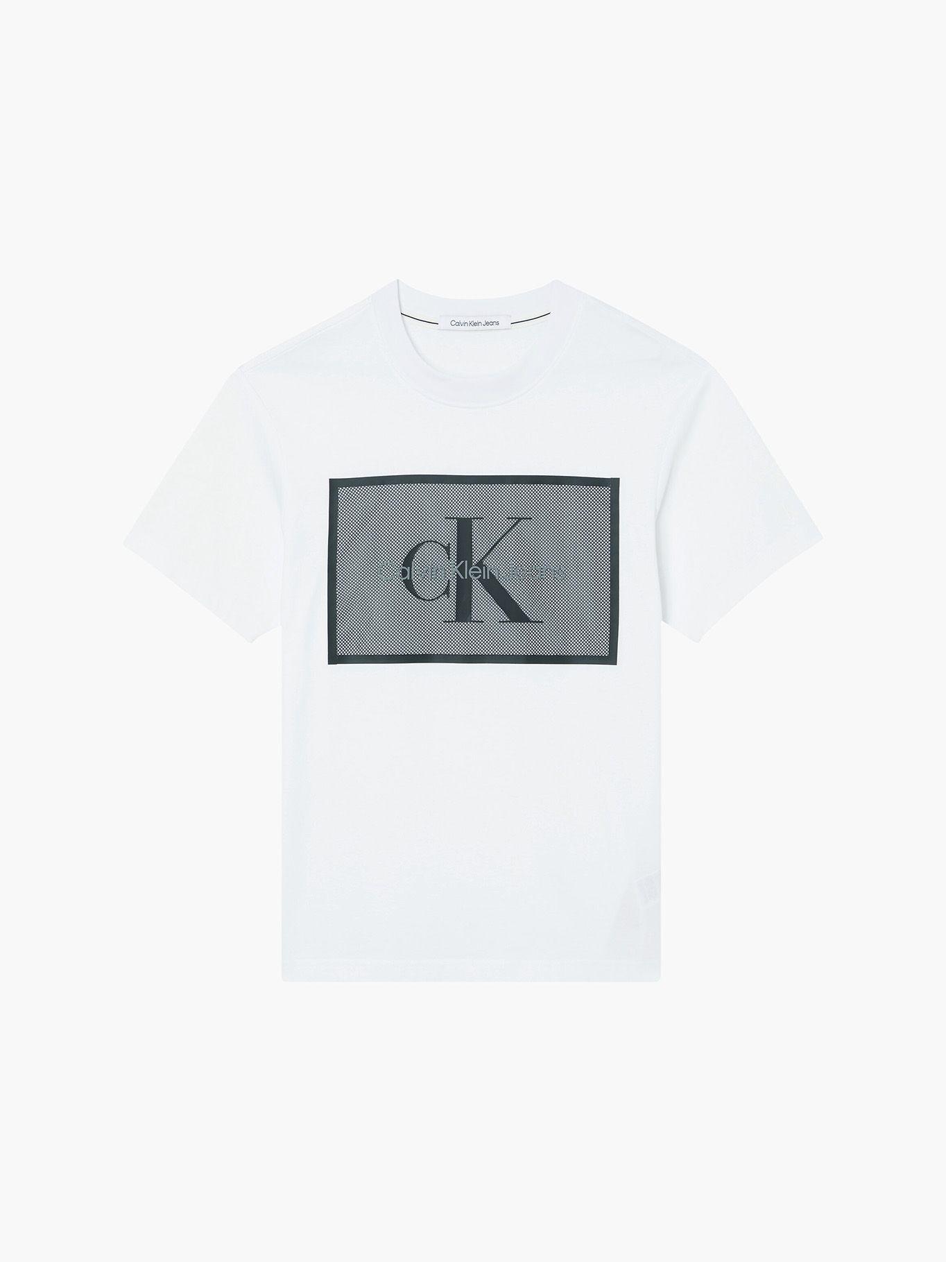 Polera Monologo Mesh Blanco Calvin Klein-5
