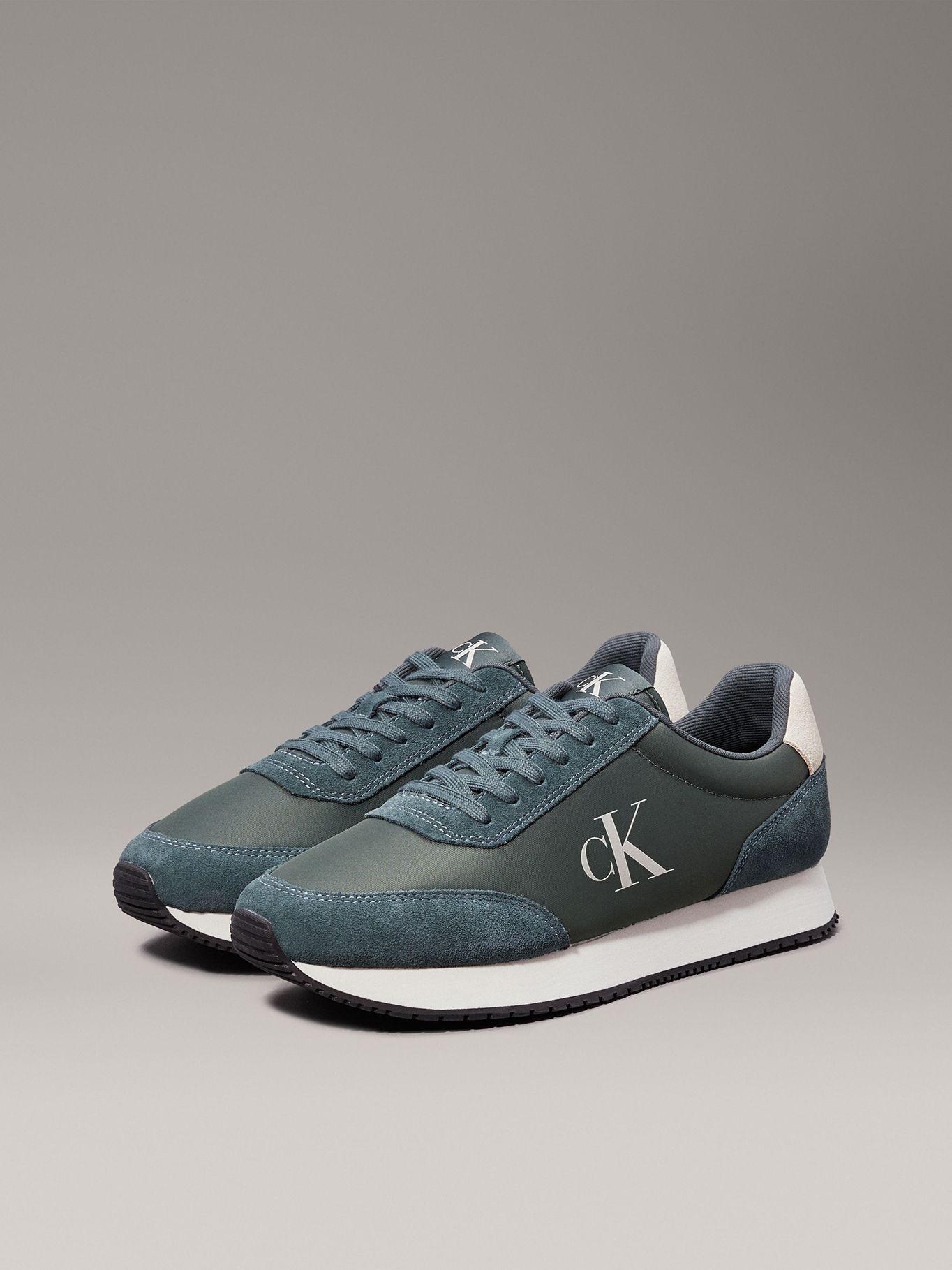 Zapatillas Retro Runner Iconic Verde Calvin Klein-0