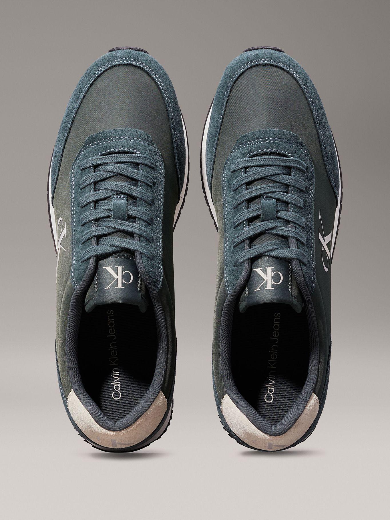Zapatillas Retro Runner Iconic Verde Calvin Klein-2