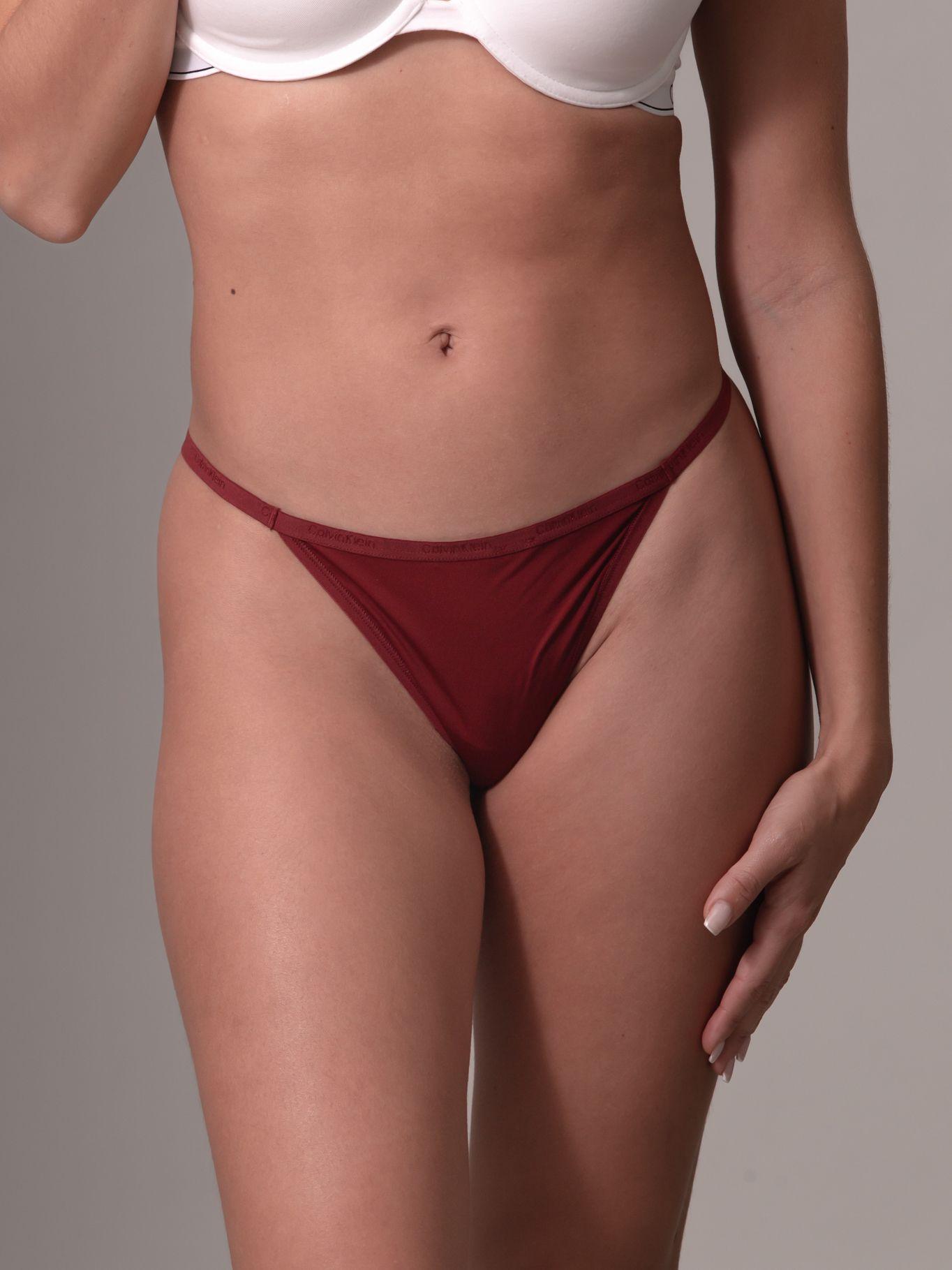 Colaless String Ideal-Stretch Micro Burdeo Calvin Klein-0