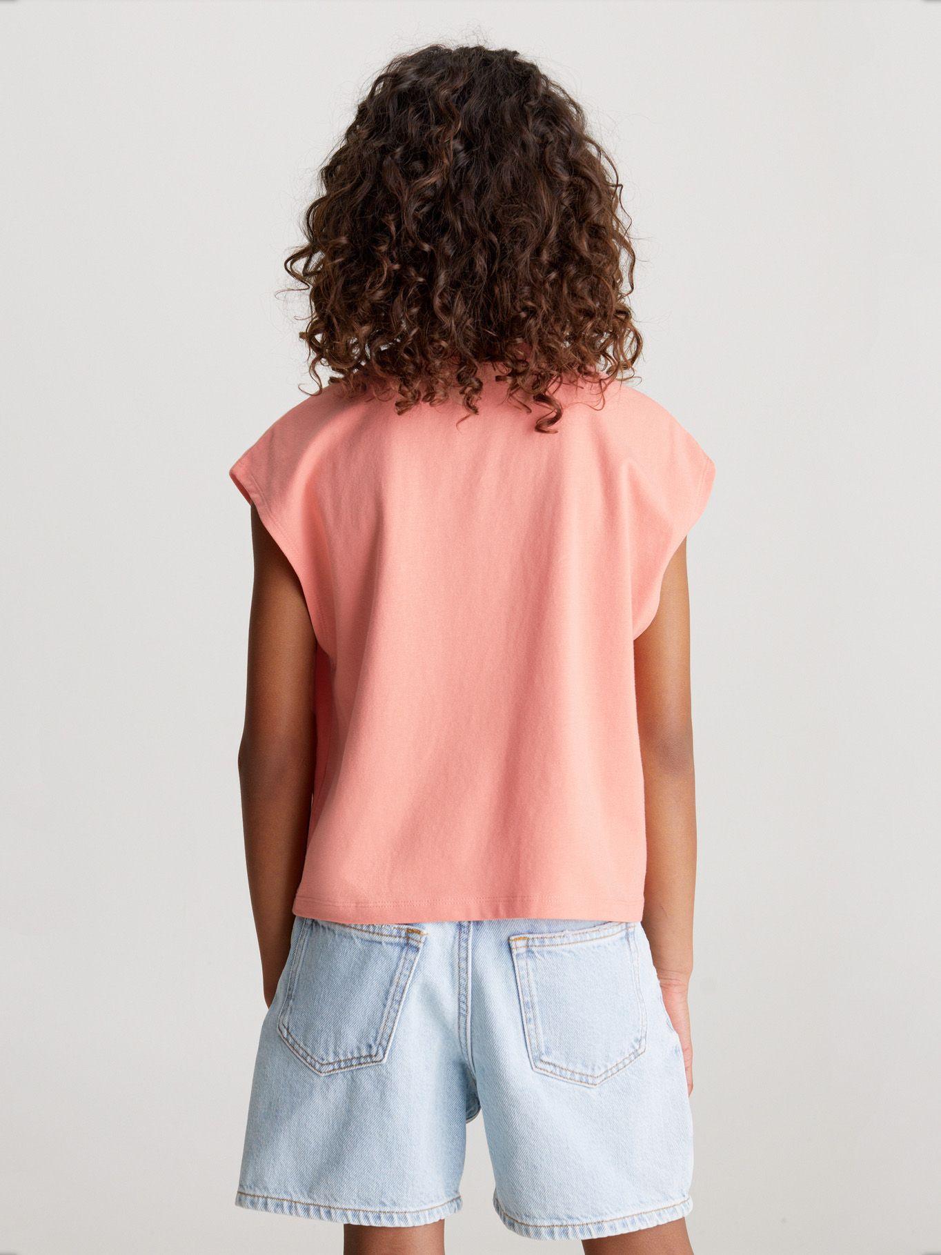 Polera Niña Iridescent Rosado Calvin Klein-2