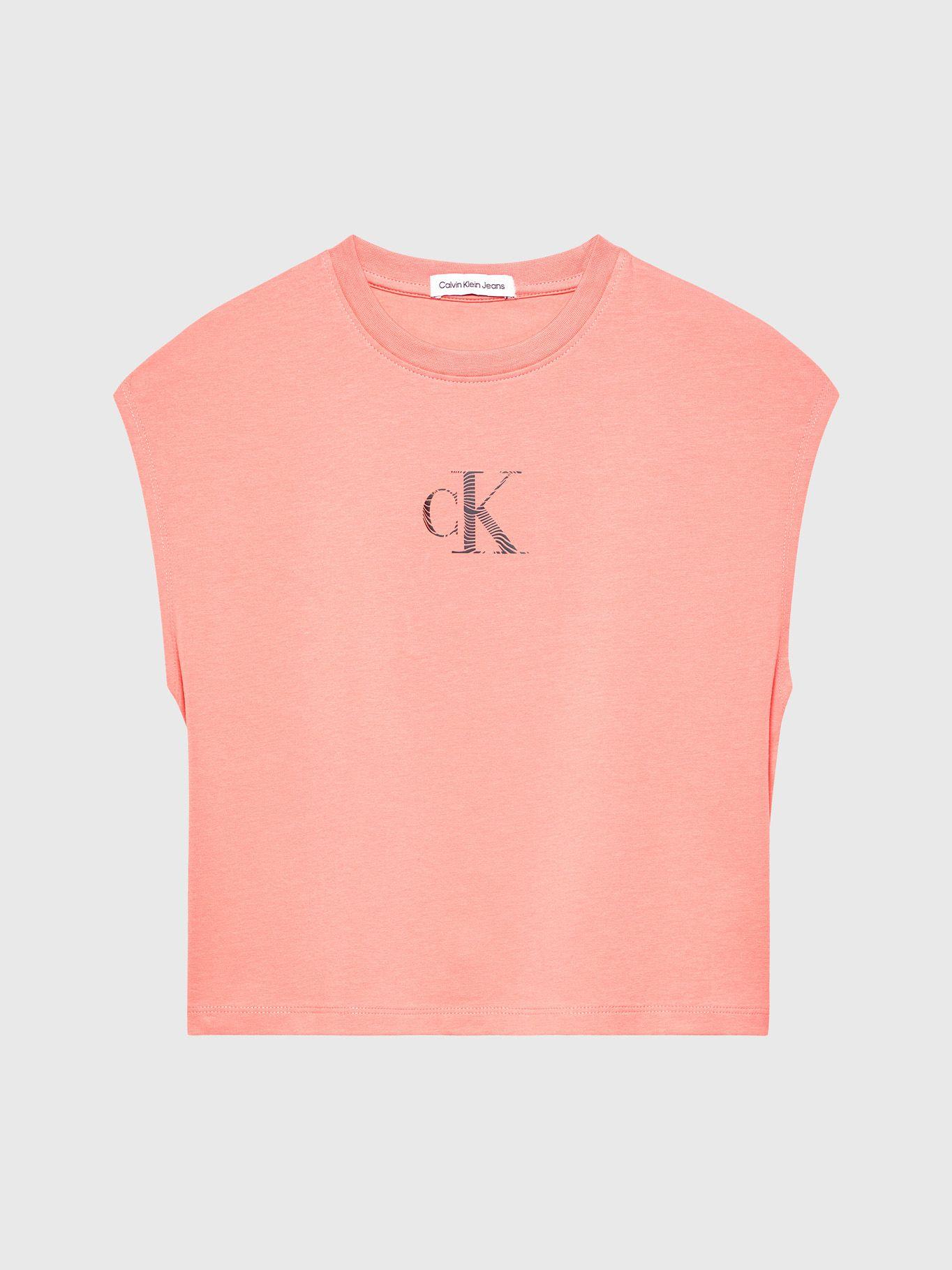Polera Niña Iridescent Rosado Calvin Klein-4