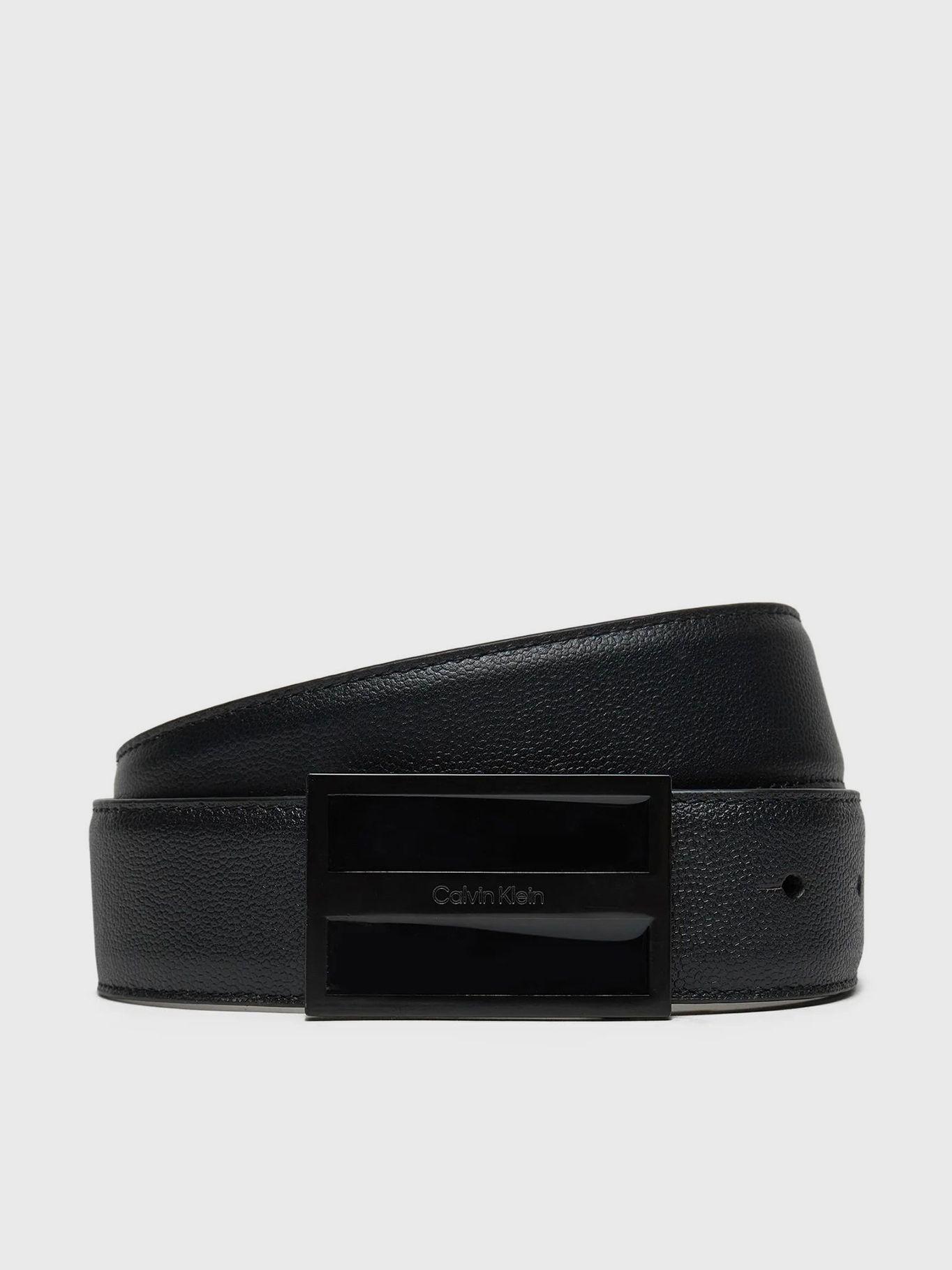 Cinturón Enamelled 35Mm Negro Calvin Klein-0
