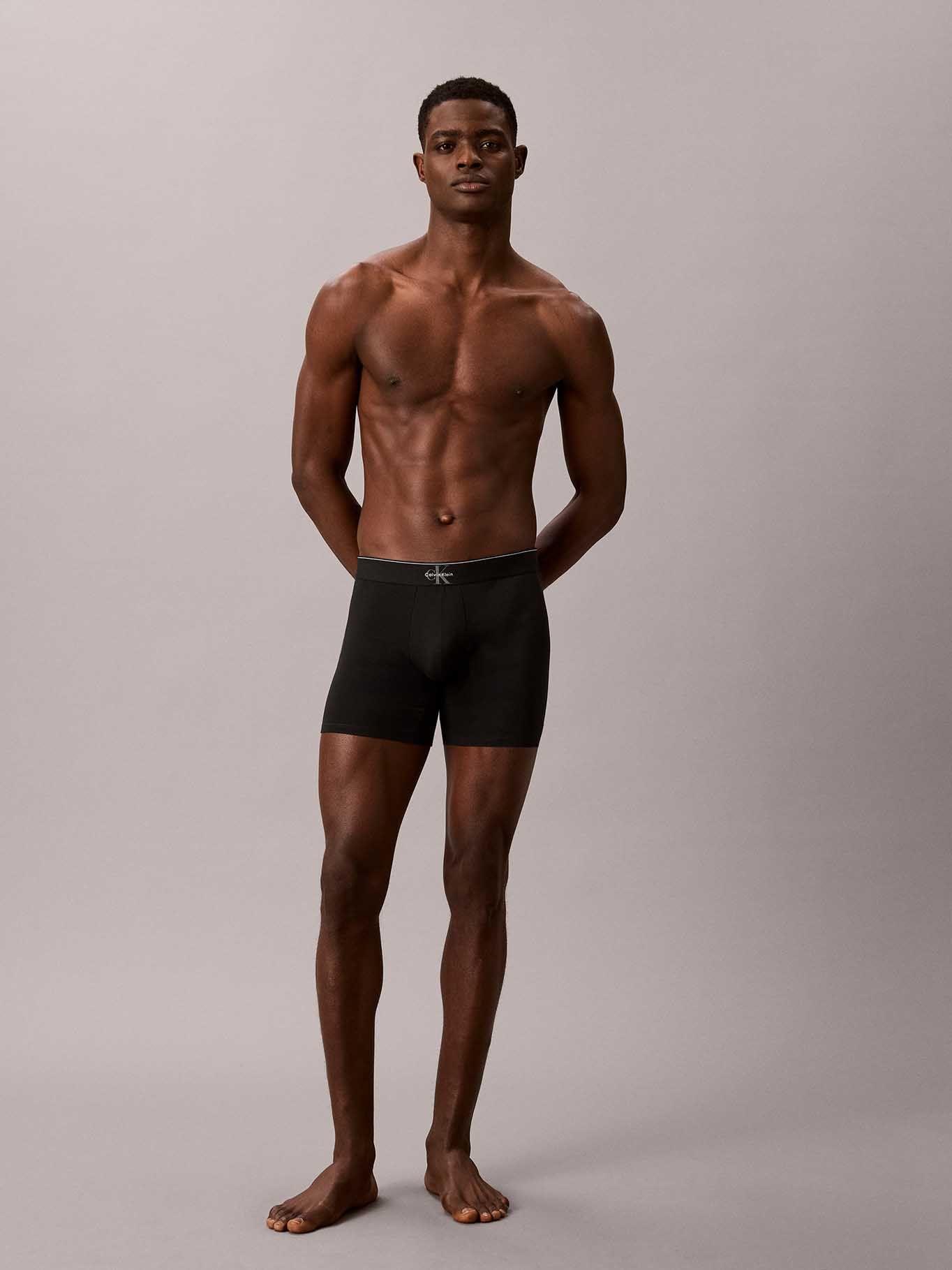 Pack 3 Bóxer Brief Graphic Stretch Negro Calvin Klein-2