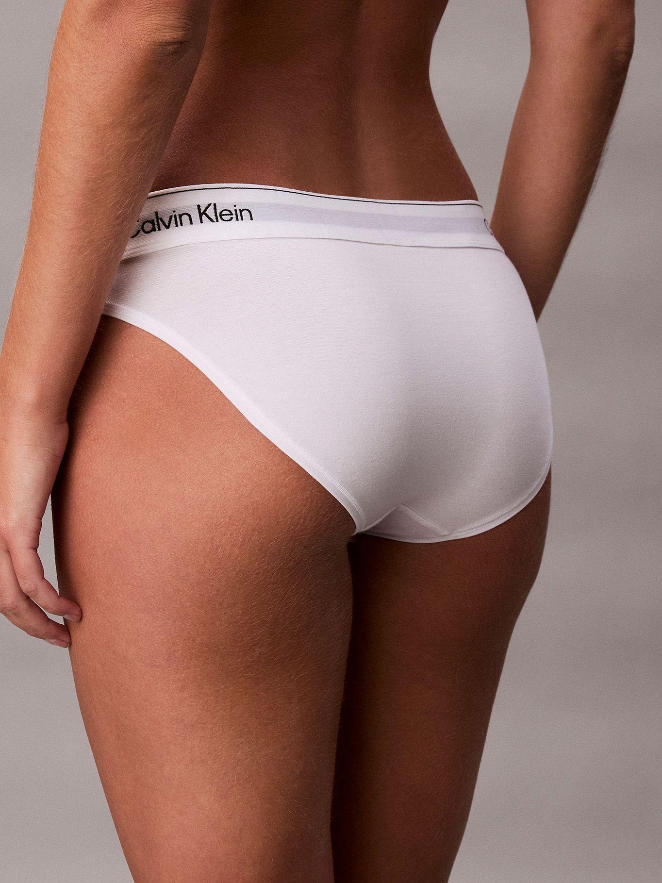 Calzón Bikini Icon Cotton Modal Blanco Calvin Klein-4