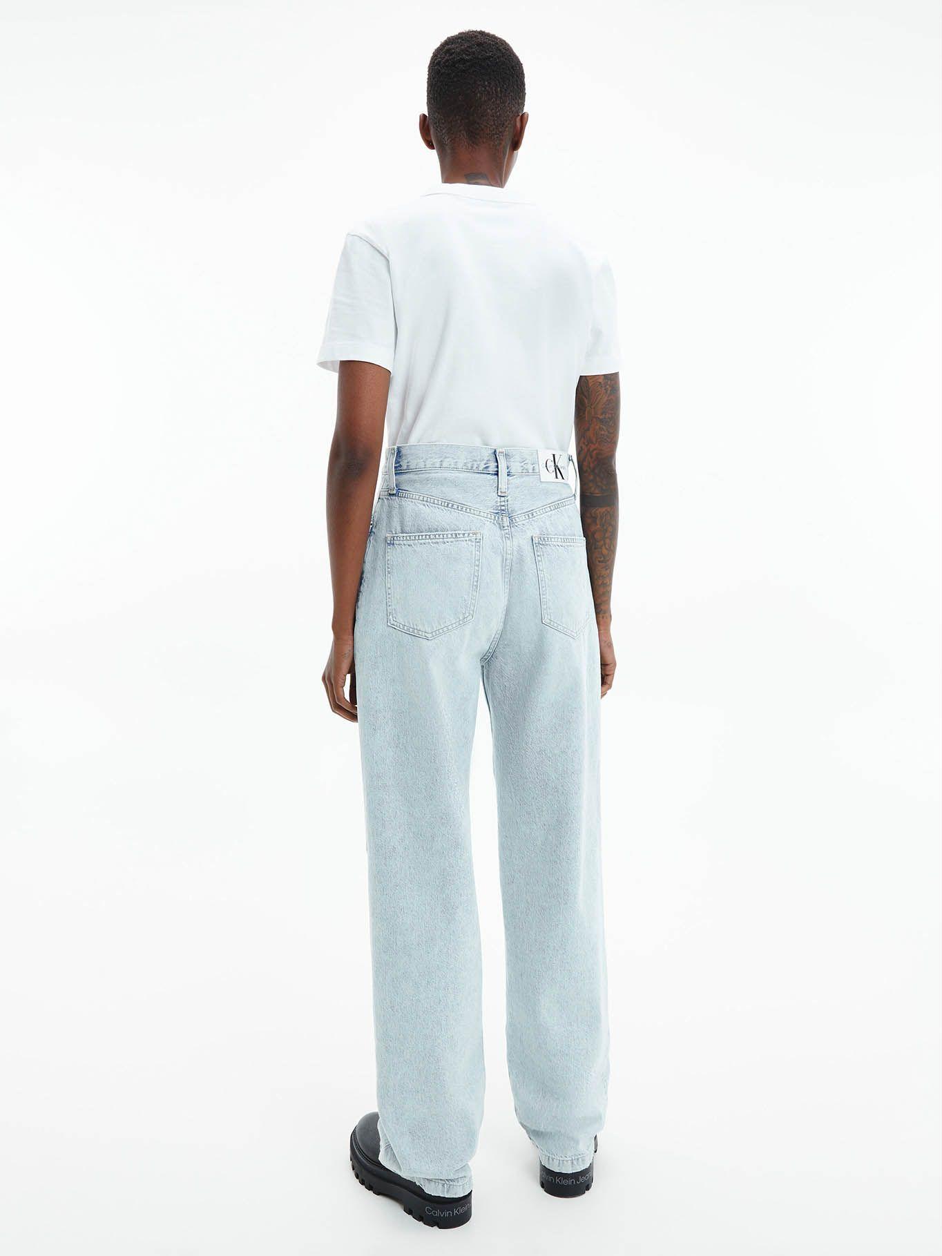 Camiseta fina de algodón orgánico Blanco Calvin Klein-2