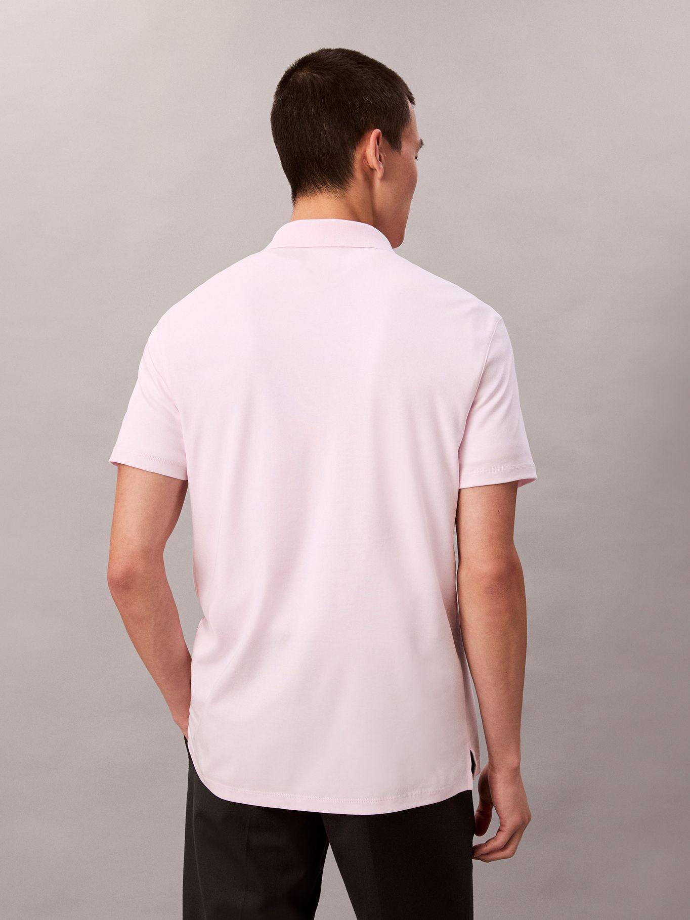 Polo de Algodón Mini Monograma Rosado Calvin Klein-2