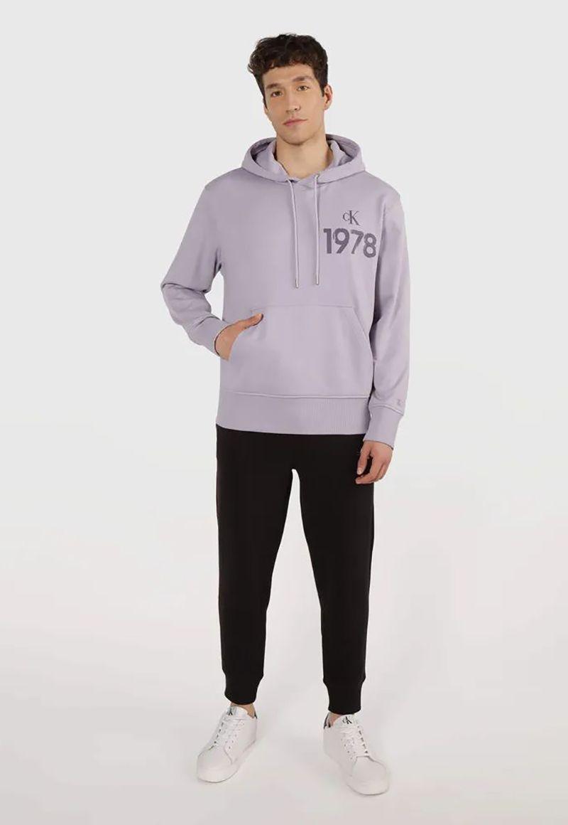Polerón con Gorro Varsity Lila Calvin Klein-1