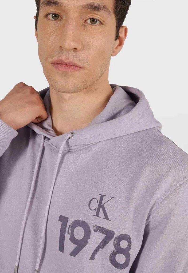 Polerón con Gorro Varsity Lila Calvin Klein-3