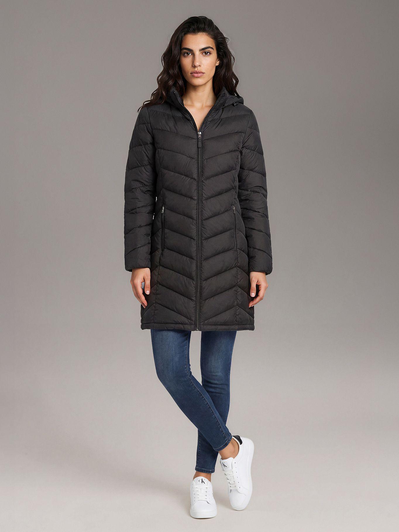 Parka Ligera Acolchada Negro Calvin Klein-1