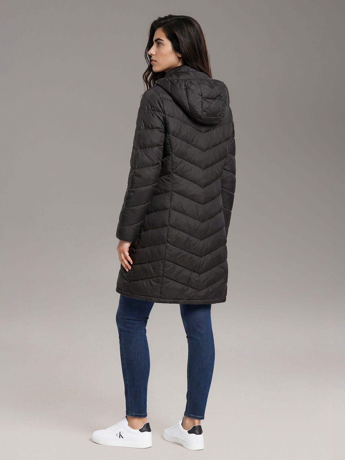 Parka Ligera Acolchada Negro Calvin Klein-2