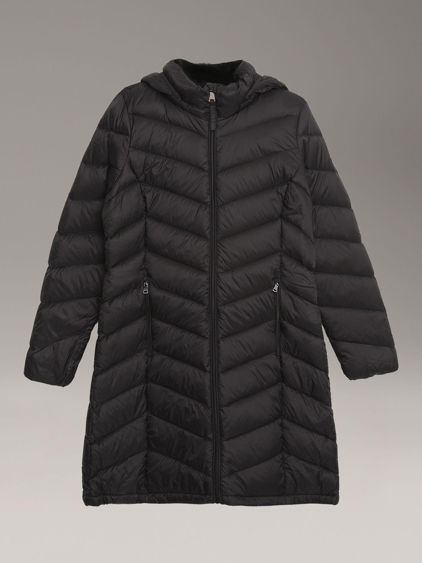 Parka Ligera Acolchada Negro Calvin Klein-4