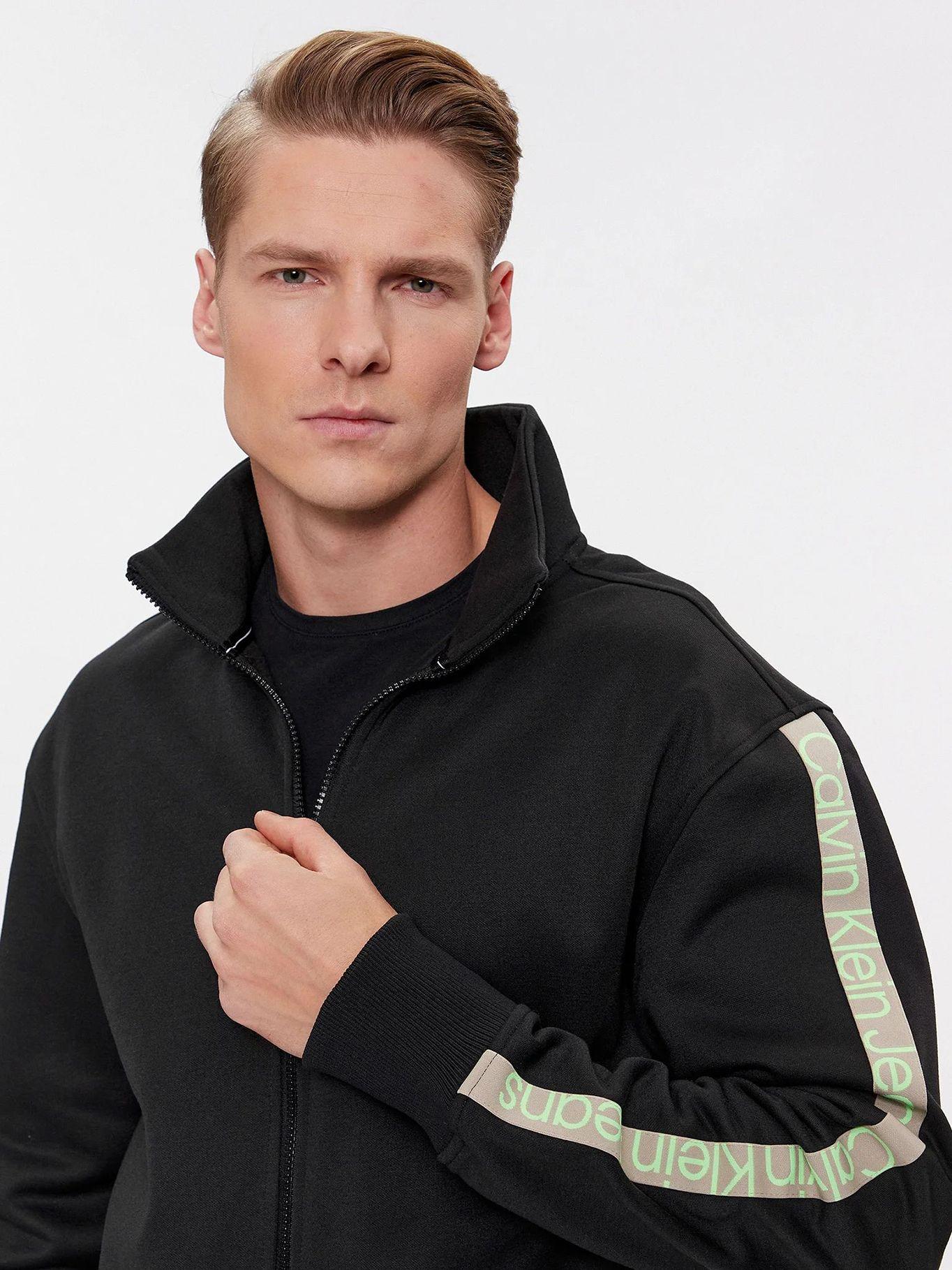 Polerón con Cierre Cut Off Negro Calvin Klein-4