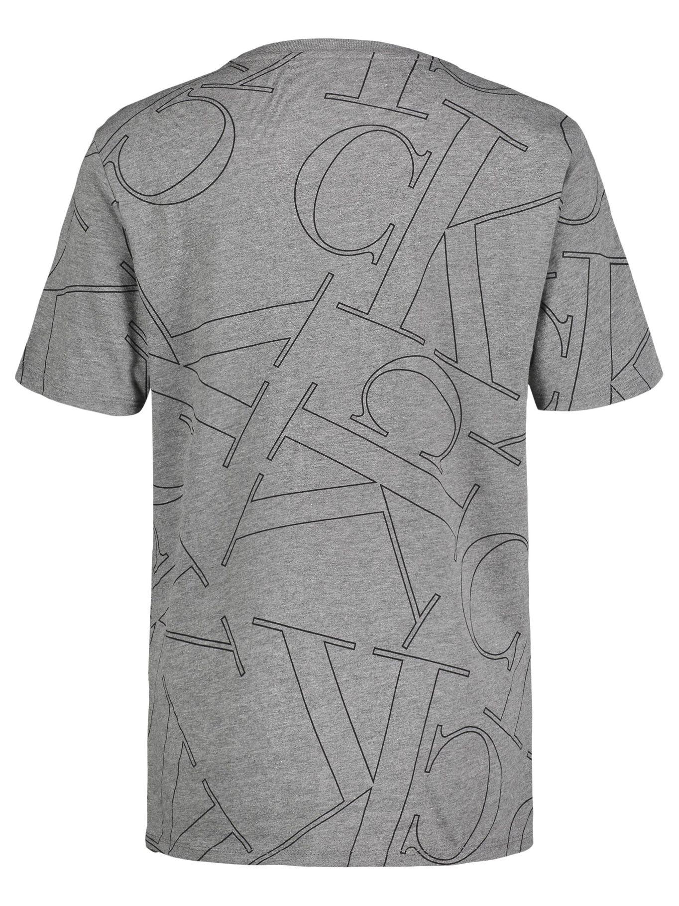 Polera Shuffle Print Gris Calvin Klein-1