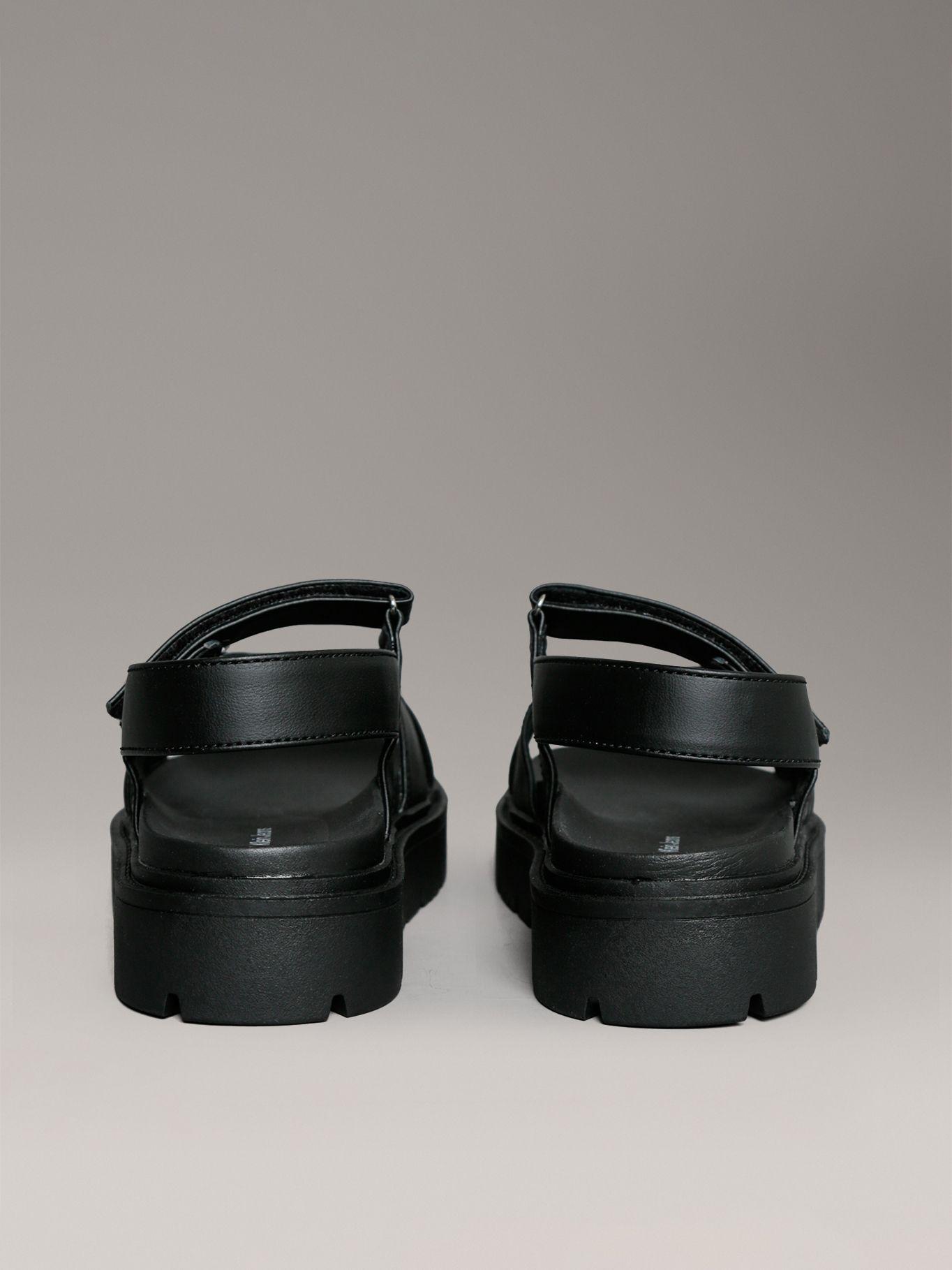 Sandalias Niña con Correas Cruzadas Negro Calvin Klein-1