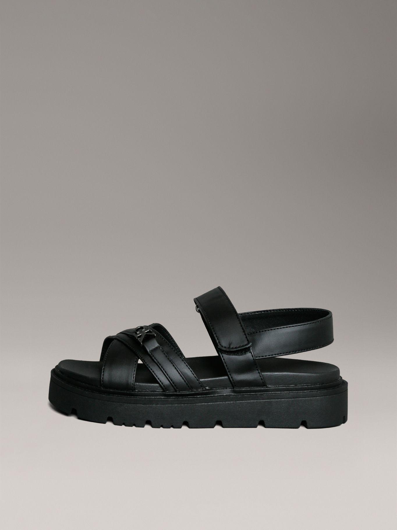 Sandalias Niña con Correas Cruzadas Negro Calvin Klein-5