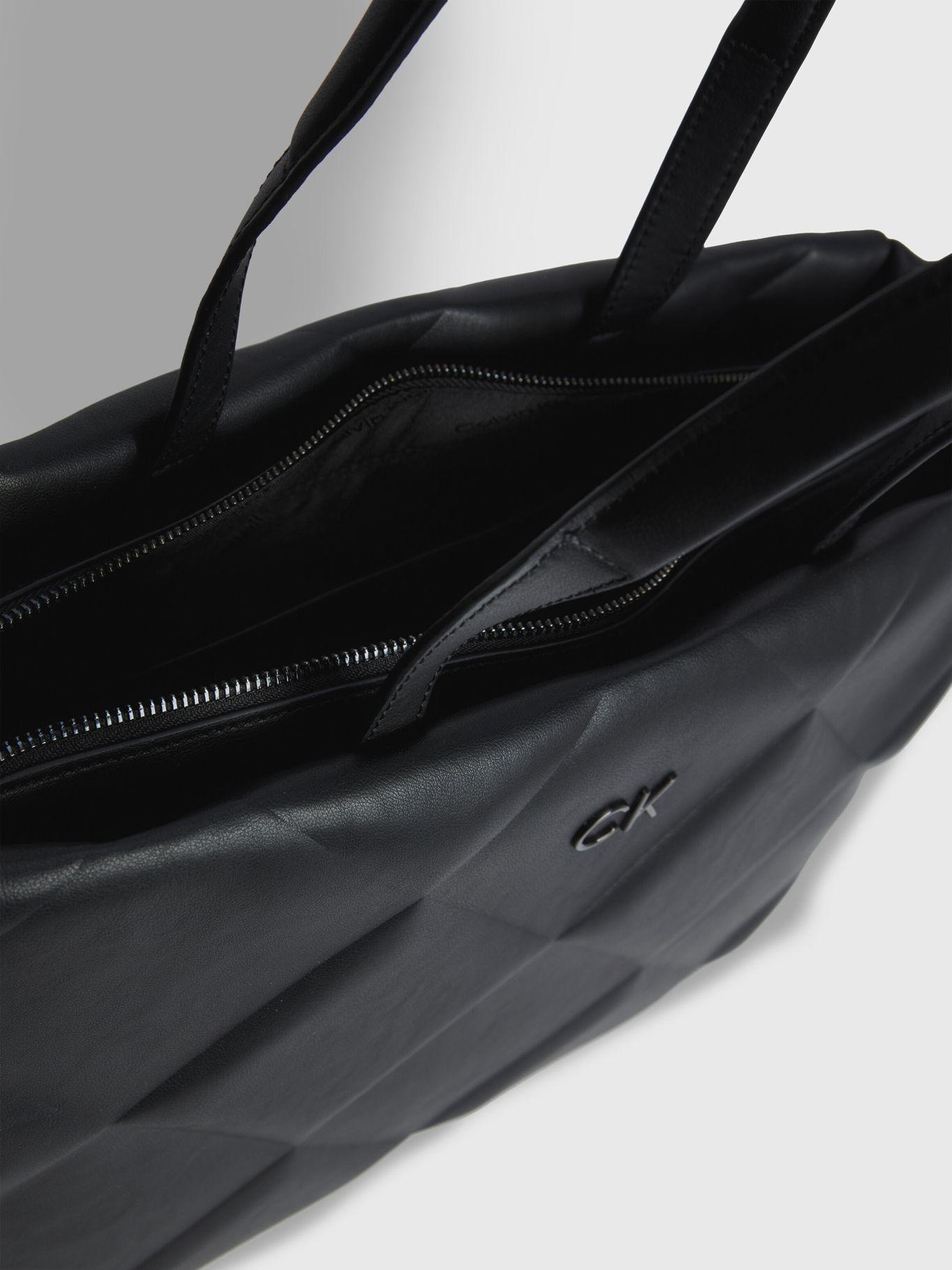 Cartera Tote Quilt Negro-2