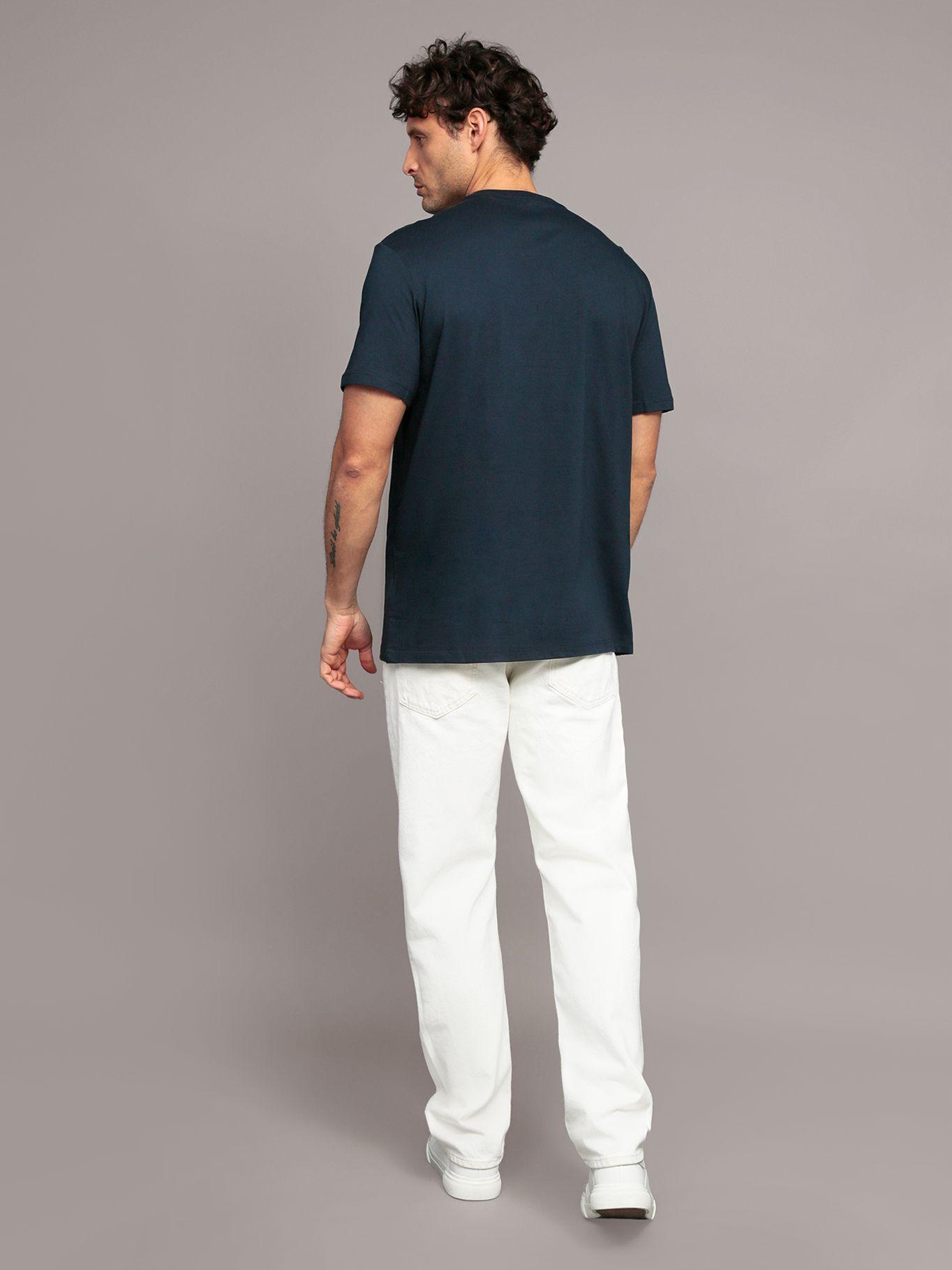 Polera Stretch Graphic Azul Calvin Klein-2