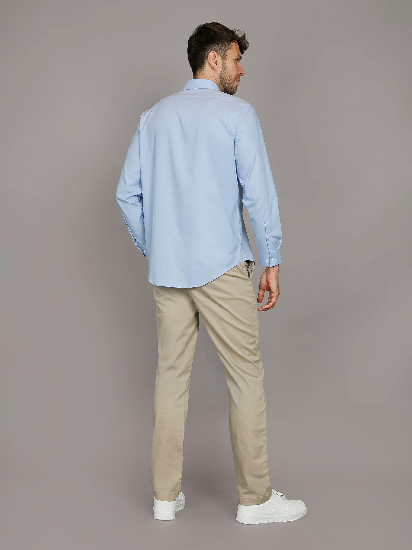 Camisa Slim Stretch 460 Azul Calvin Klein-2