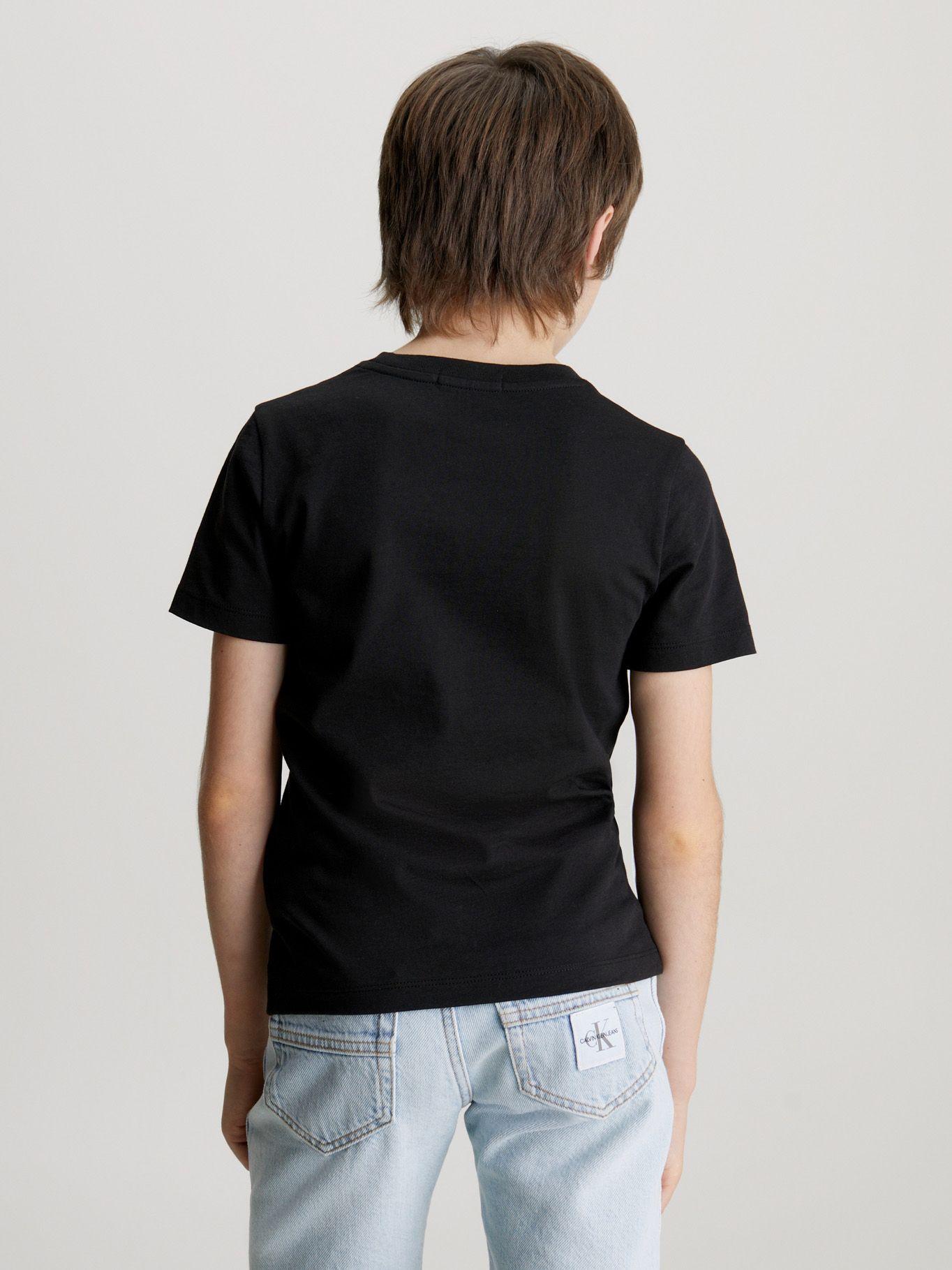 Polera Niño Chest Logo Negro Calvin Klein-2
