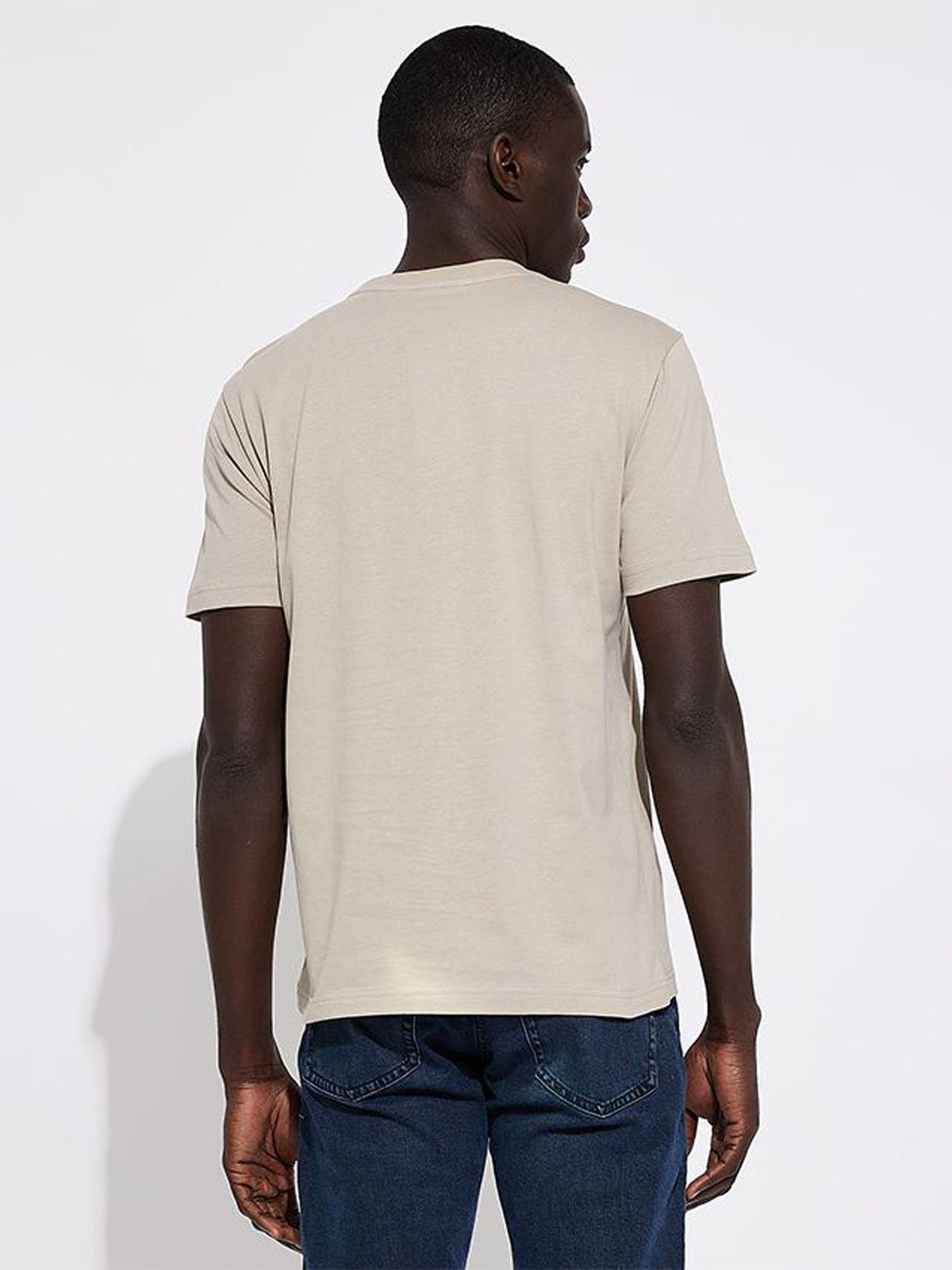 Polera Framed Flower Graphic Beige Calvin Klein-2