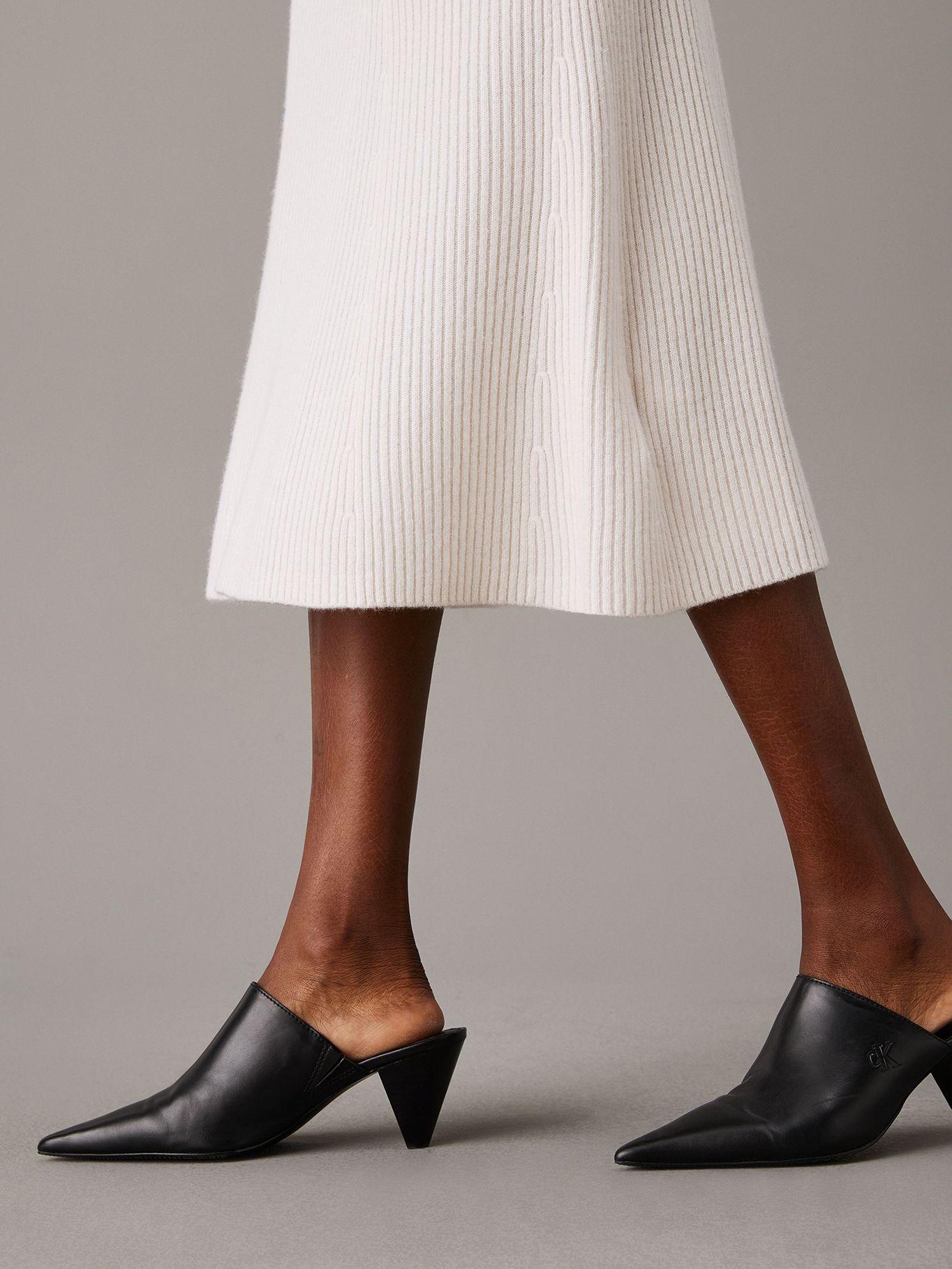 Faldas Recycled Wool Blanco Calvin Klein-3