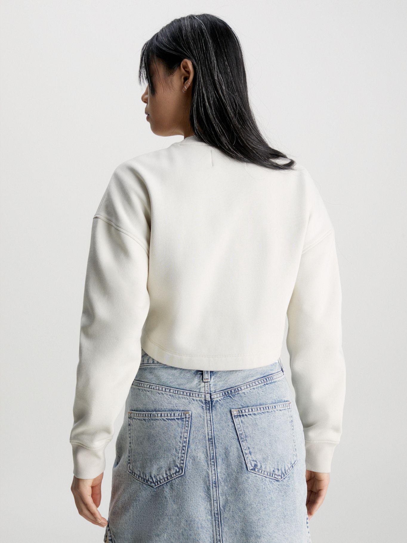 Polerón Universiraria Varsity Beige Calvin Klein-2