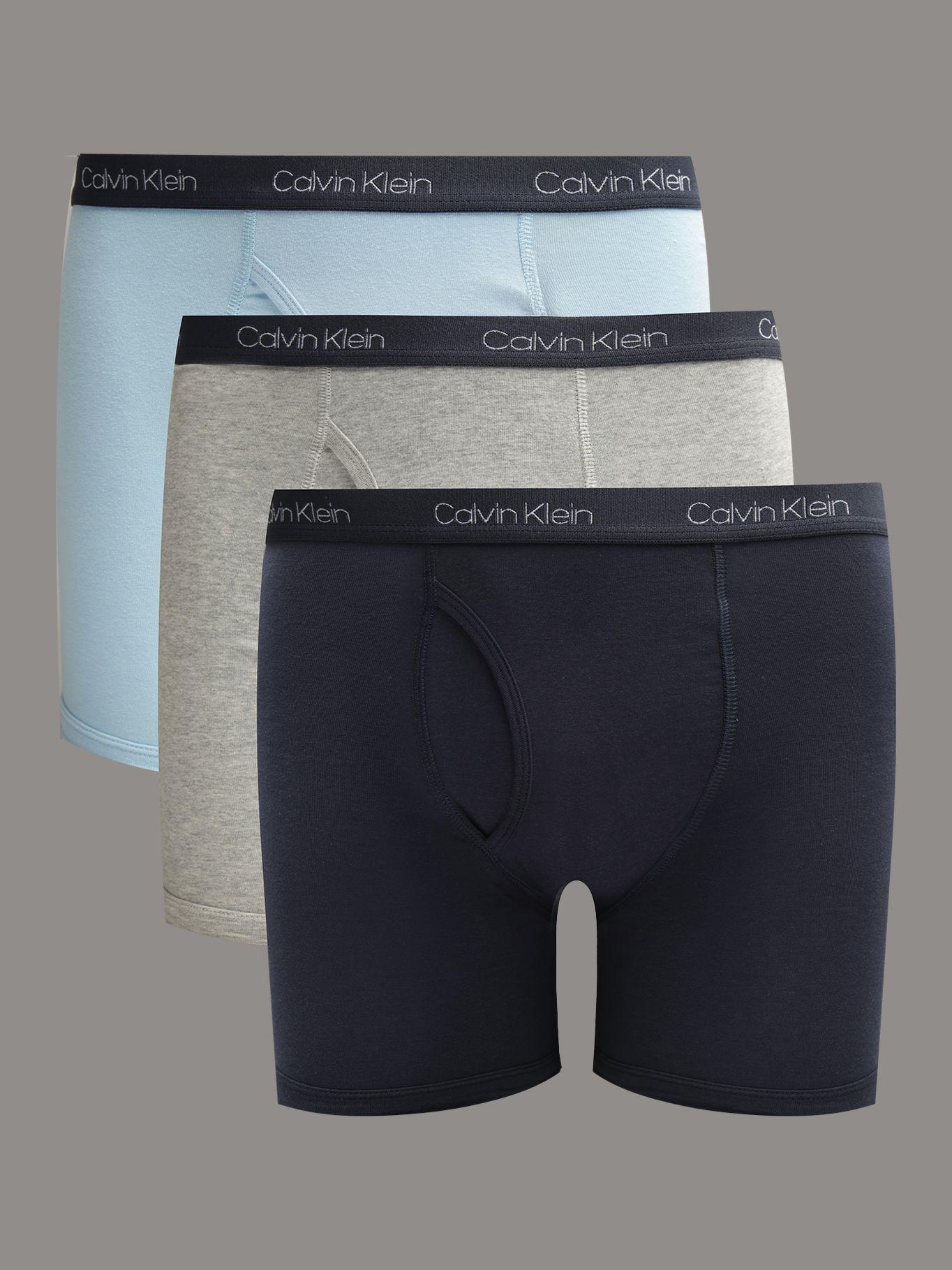 Pack 3 Bóxer Brief para Niño Multicolor Calvin Klein-0