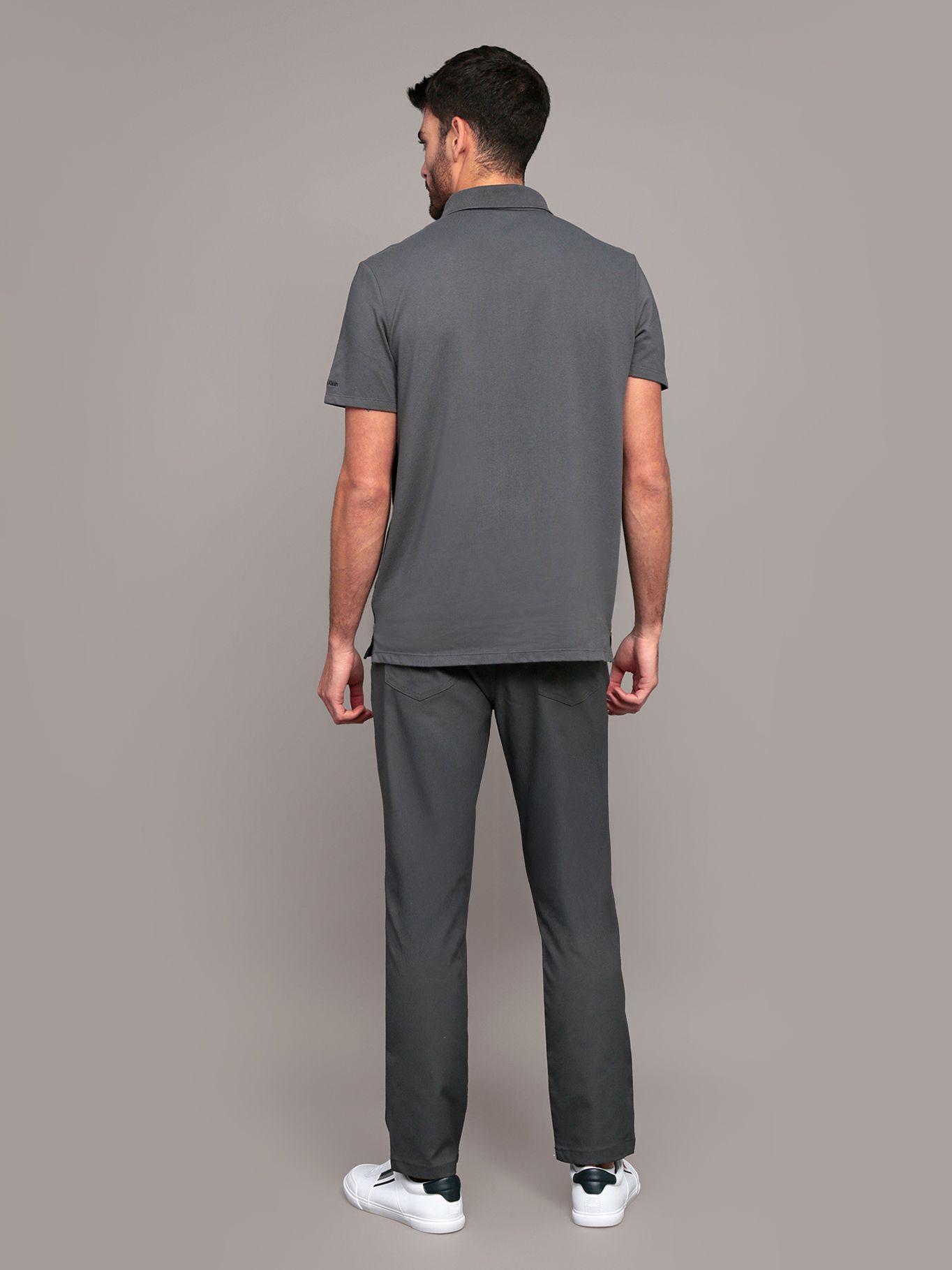 Pantalón Slim Brushed Twill Gris Calvin Klein-2