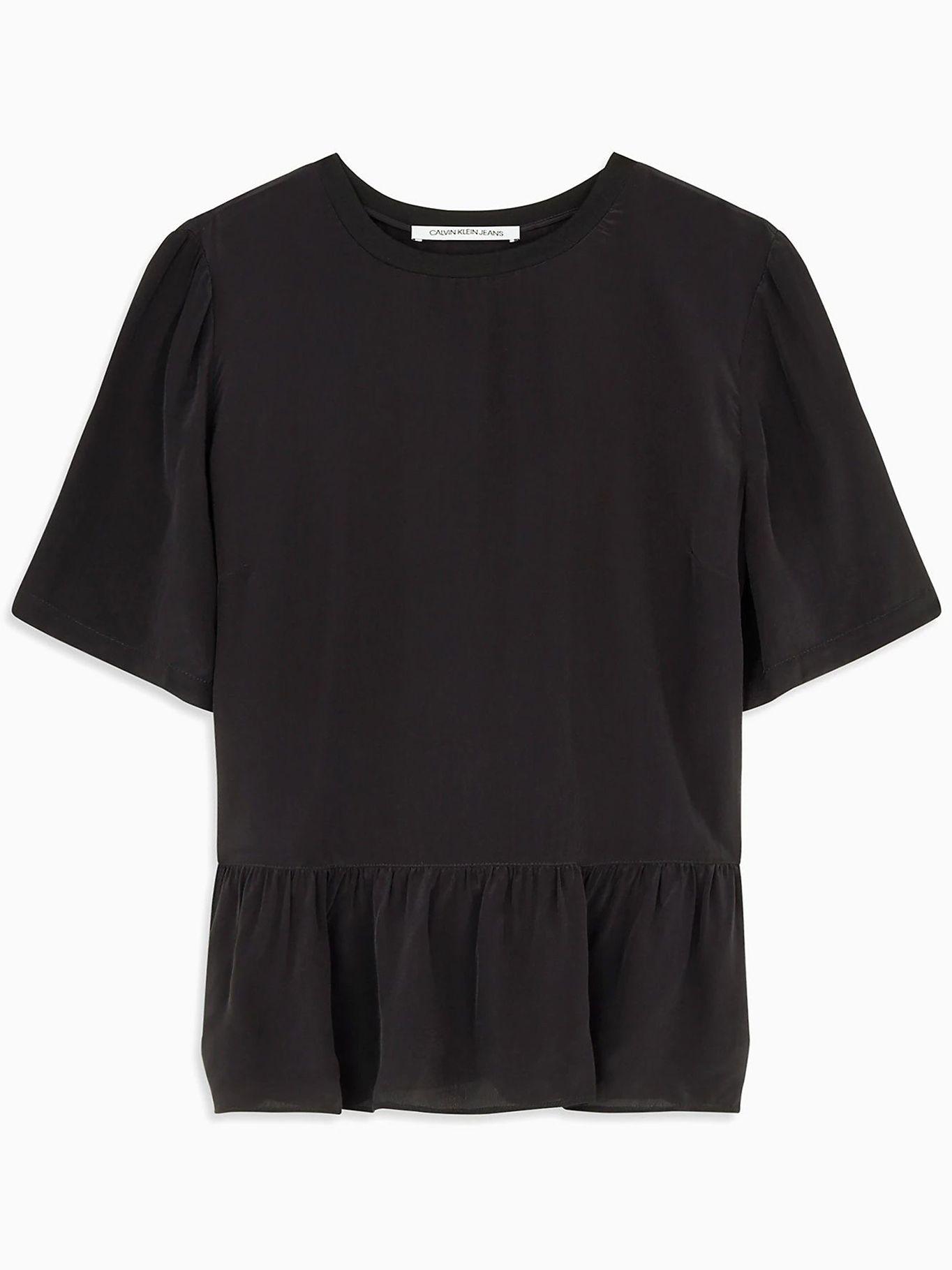 Blusa Péplum Negro Calvin Klein-3