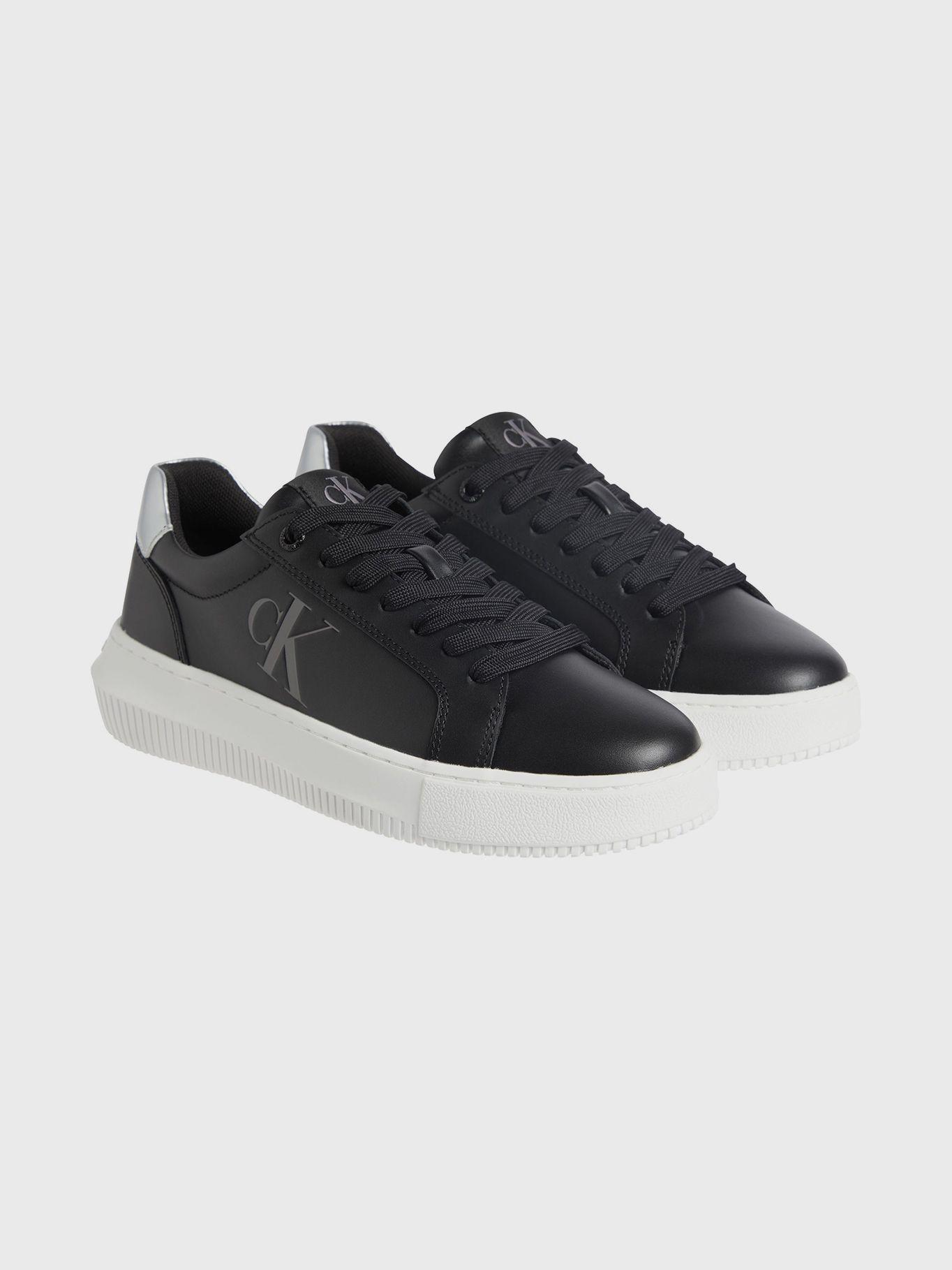Zapatillas Chunky Cupsole Laceup Lth Negro Calvin Klein-0