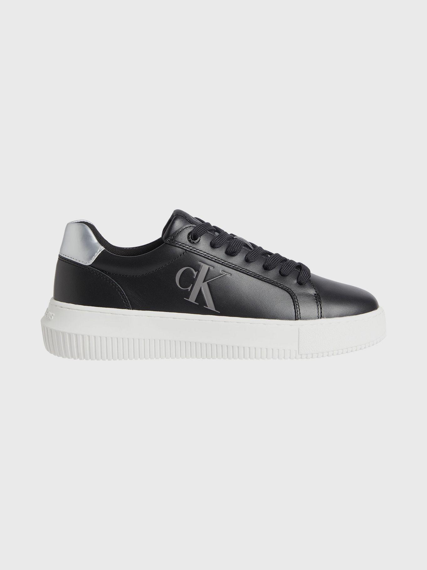 Zapatillas Chunky Cupsole Laceup Lth Negro Calvin Klein-4