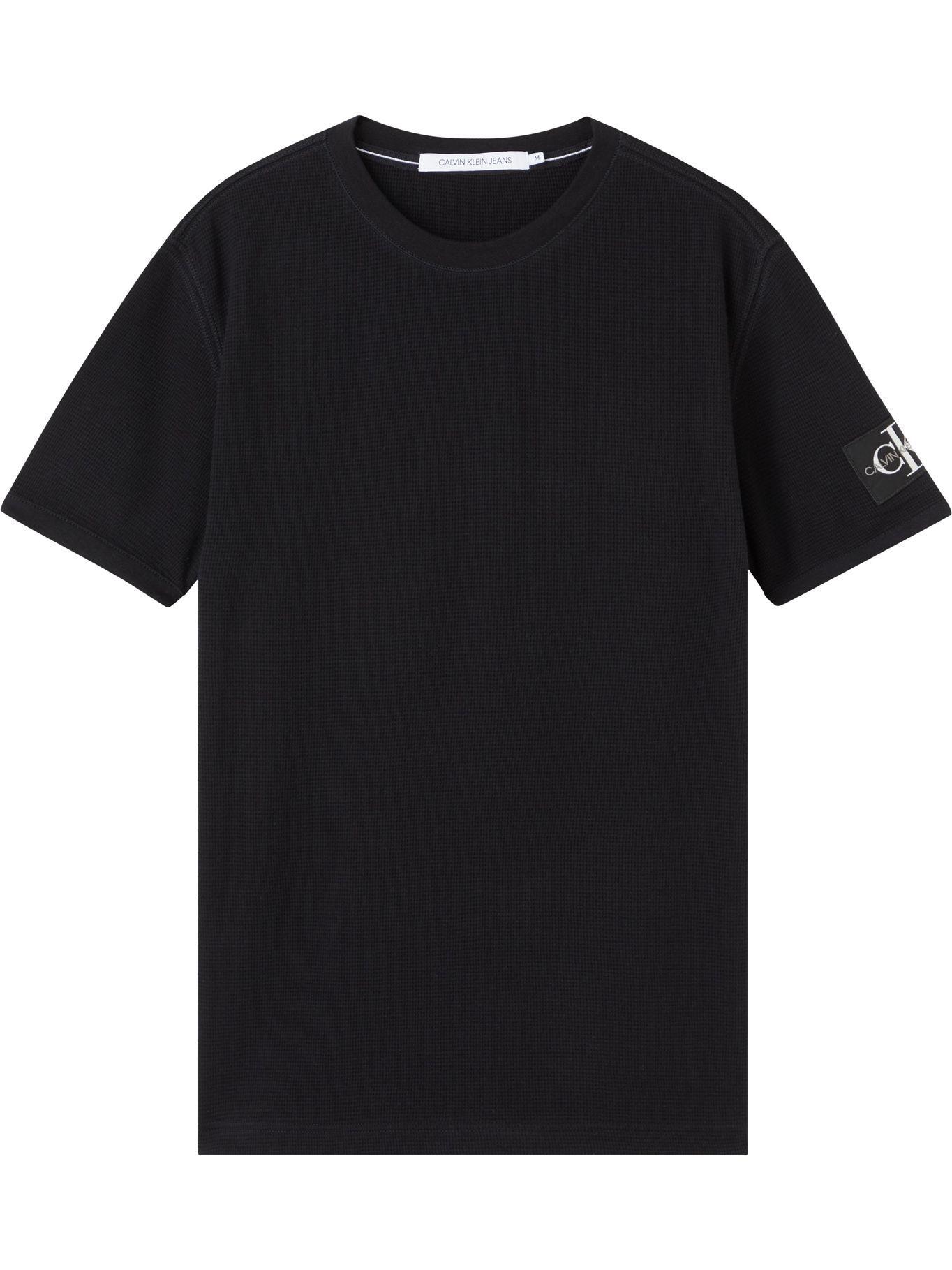 Polera Monogram Badge Negro Calvin Klein-0