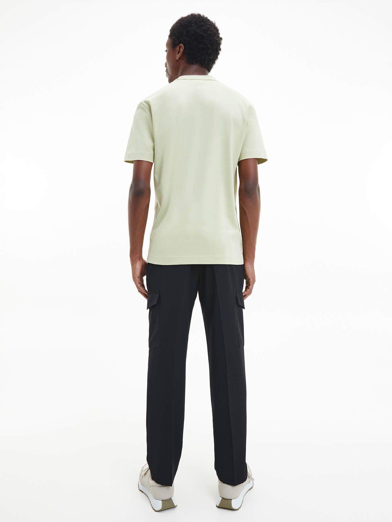 Camiseta de algodón orgánico Verde Calvin Klein-2