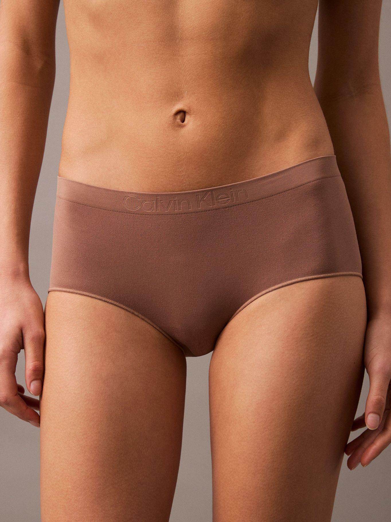Boyshort - bonded flex seamless Café Calvin Klein-4