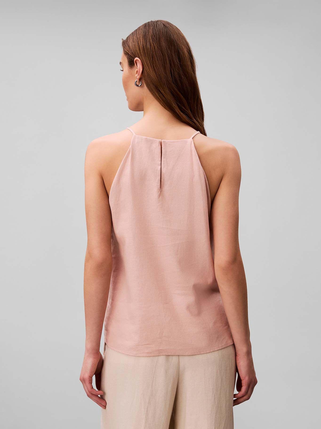 Top de Lino con Tirantes Rosado Calvin Klein-2