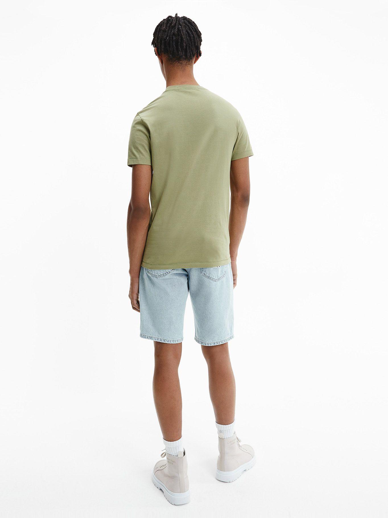 Polera Institutional Logo Verde SP22 Calvin Klein-2