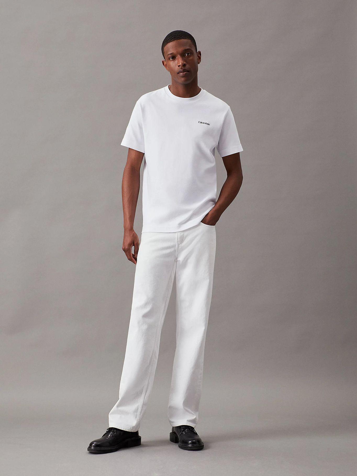 Polera con Micro Logo Blanco Calvin Klein-1