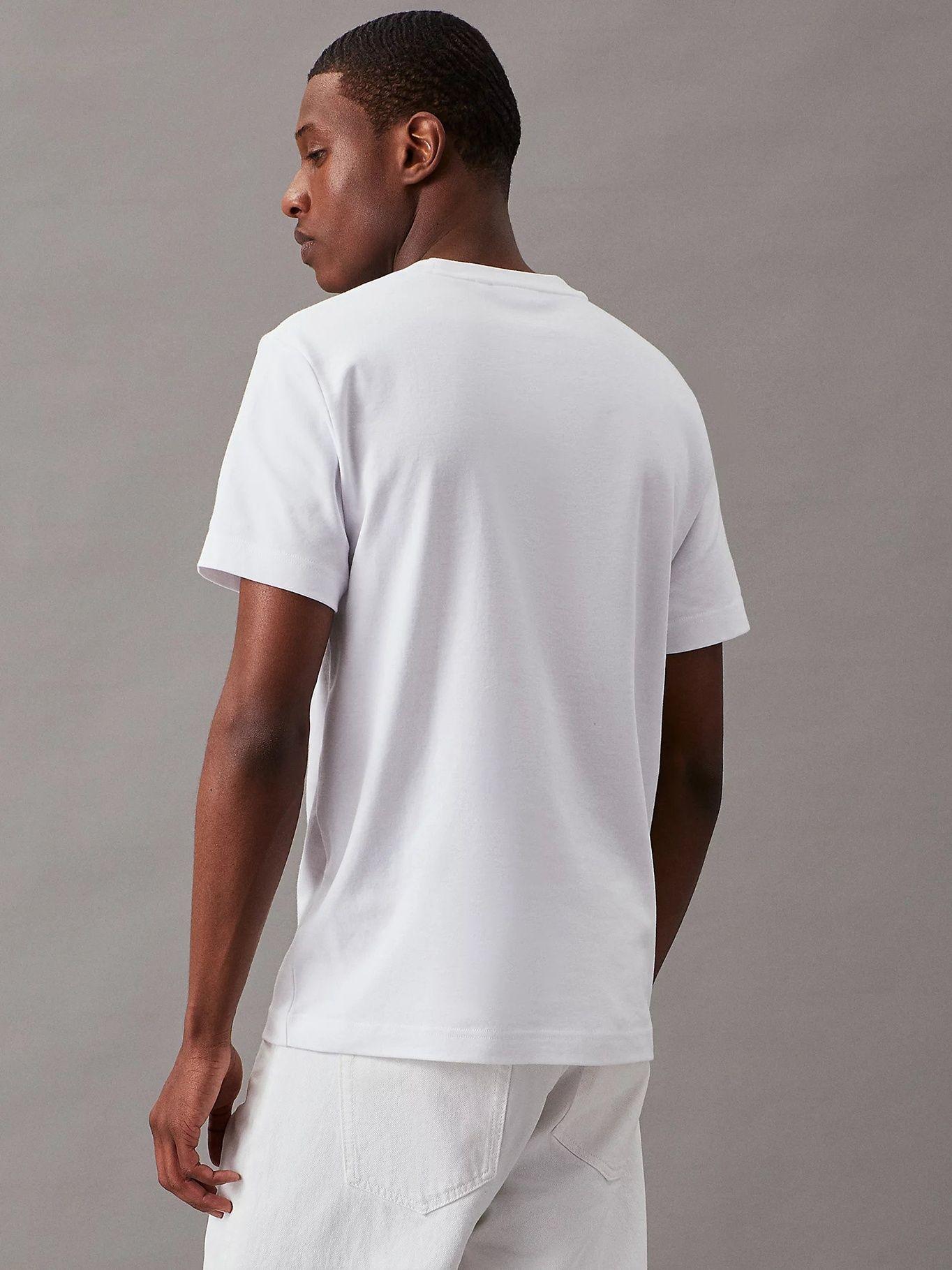 Polera con Micro Logo Blanco Calvin Klein-2